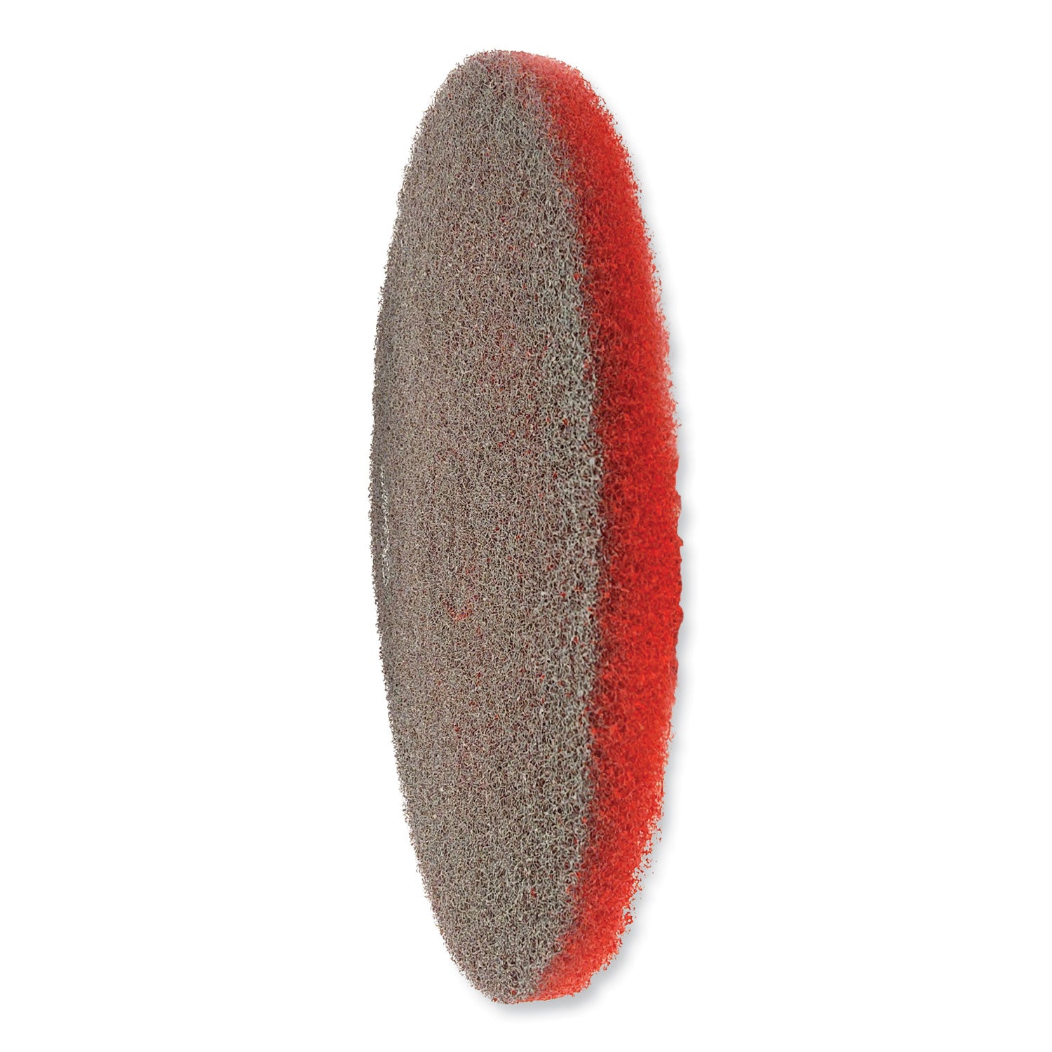 SC Johnson Professional® EZ CARE Heavy Duty Scrub Pad, 20" Diameter, Red/Gray, 5/Carton