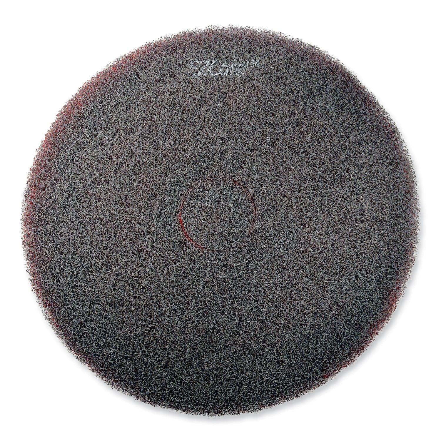 SC Johnson Professional® EZ CARE Heavy Duty Scrub Pad, 20" Diameter, Red/Gray, 5/Carton