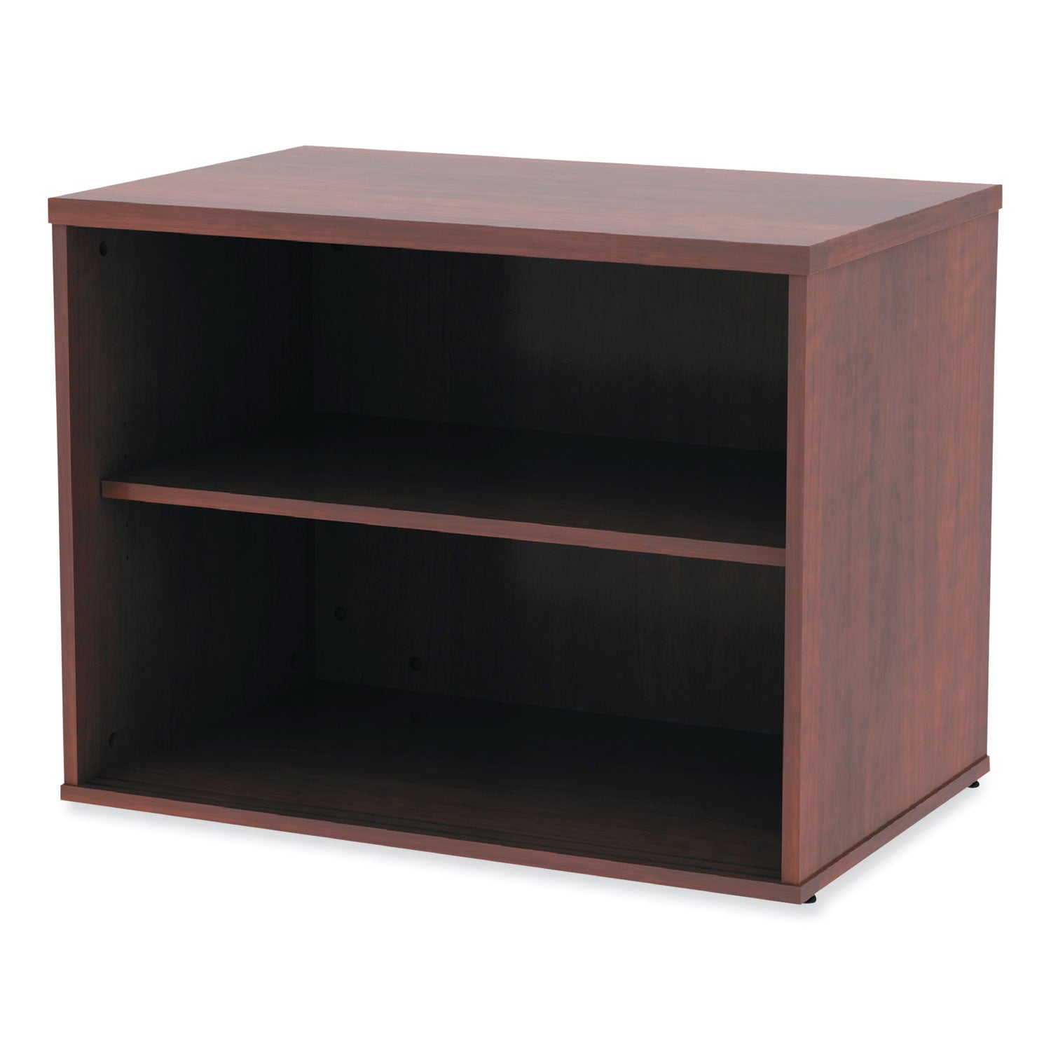 Alera® Alera Open Office Desk Series Low Storage Cabinet Credenza, Woodgrain Laminate, 29.5" x 19.13" x 22.78", Medium Cherry