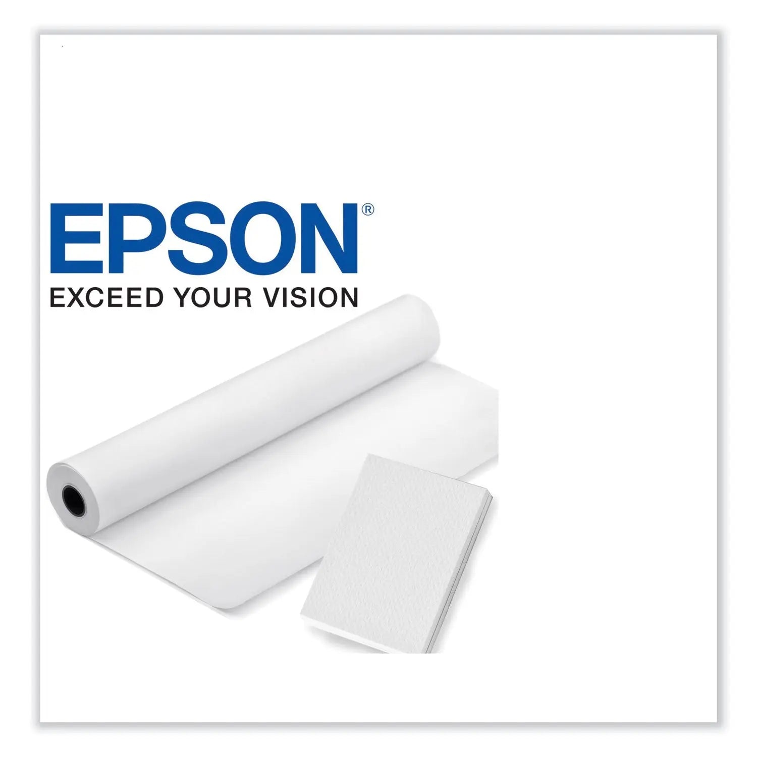 Standard Proofing Paper Roll, 9 mil, 44" x 100 ft, Semi-Matte White Epson® Flipcost