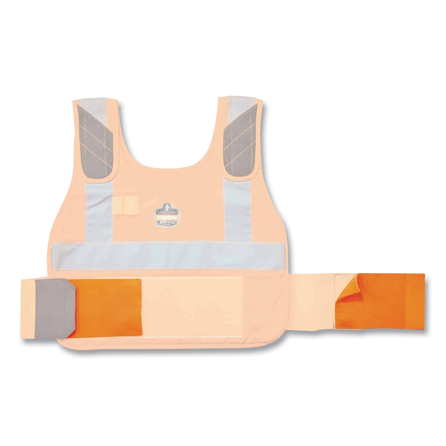 ergodyne® Chill-Its 6240 Phase Change Cooling Vest Elastic Extenders, 3.5", Orange