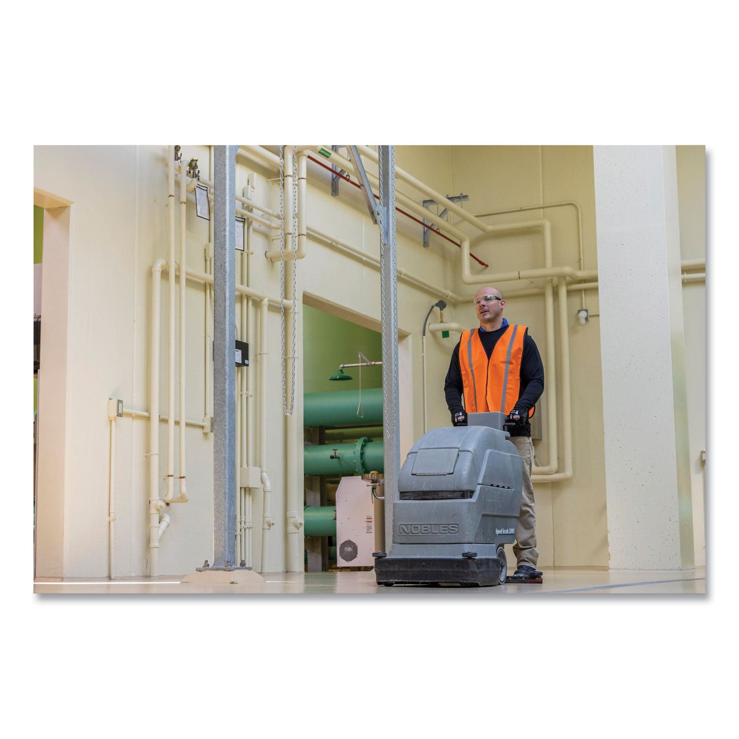 Ergodyne® GloWear 8020HL Non-Certified Standard Vest, Polyester, One Size Fits Most, Orange