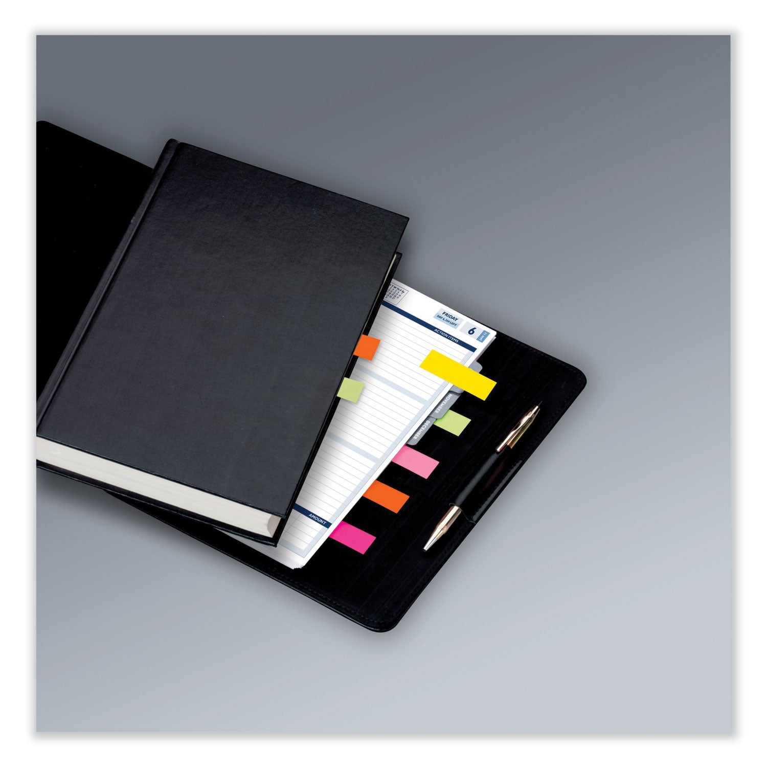 Post-it® Page Flag Markers, Assorted Brights, 50 Flags/Pad, 4 Pads/Pack