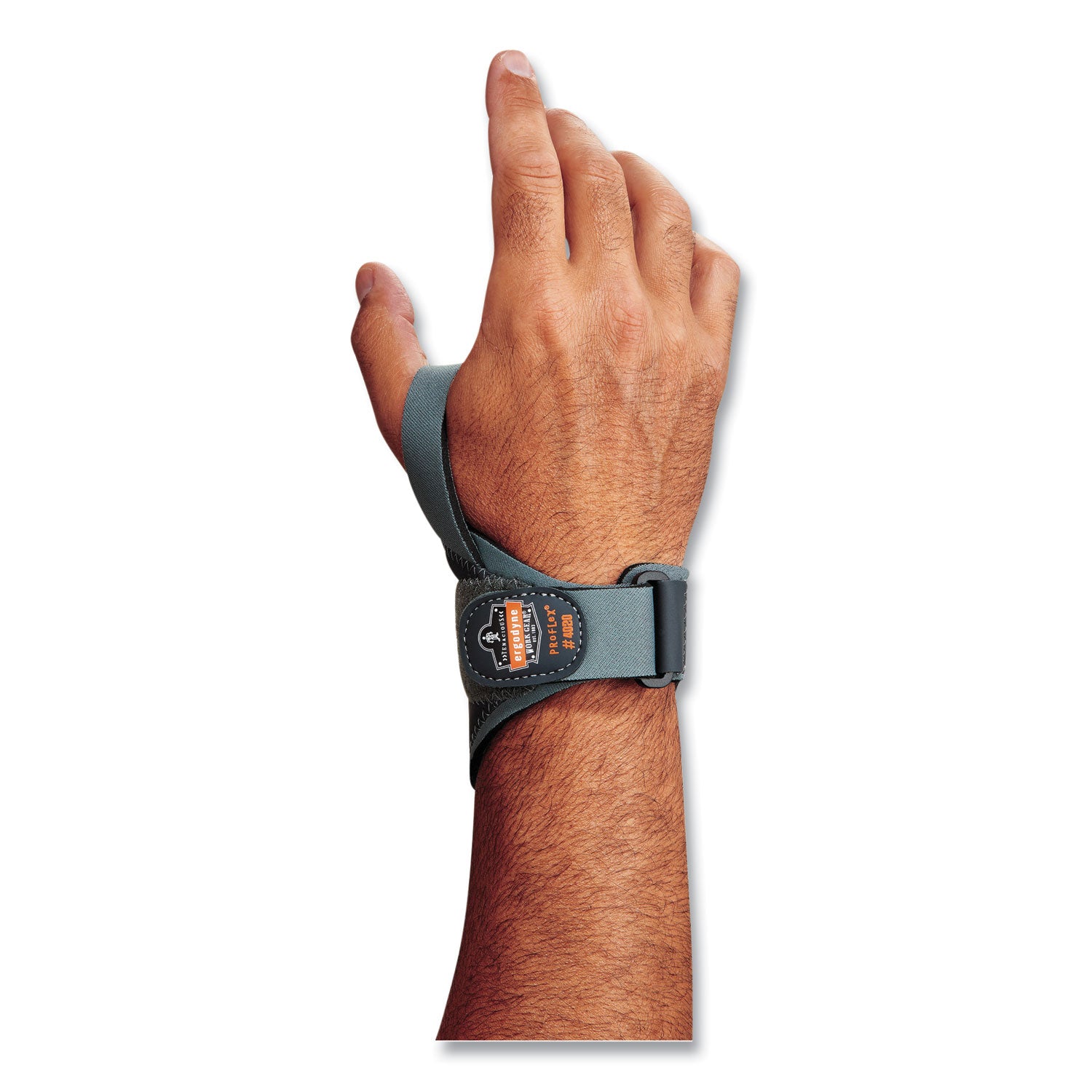 ergodyne® ProFlex 4020 Lightweight Wrist Support, 2X-Large, Fits Left Hand, Gray
