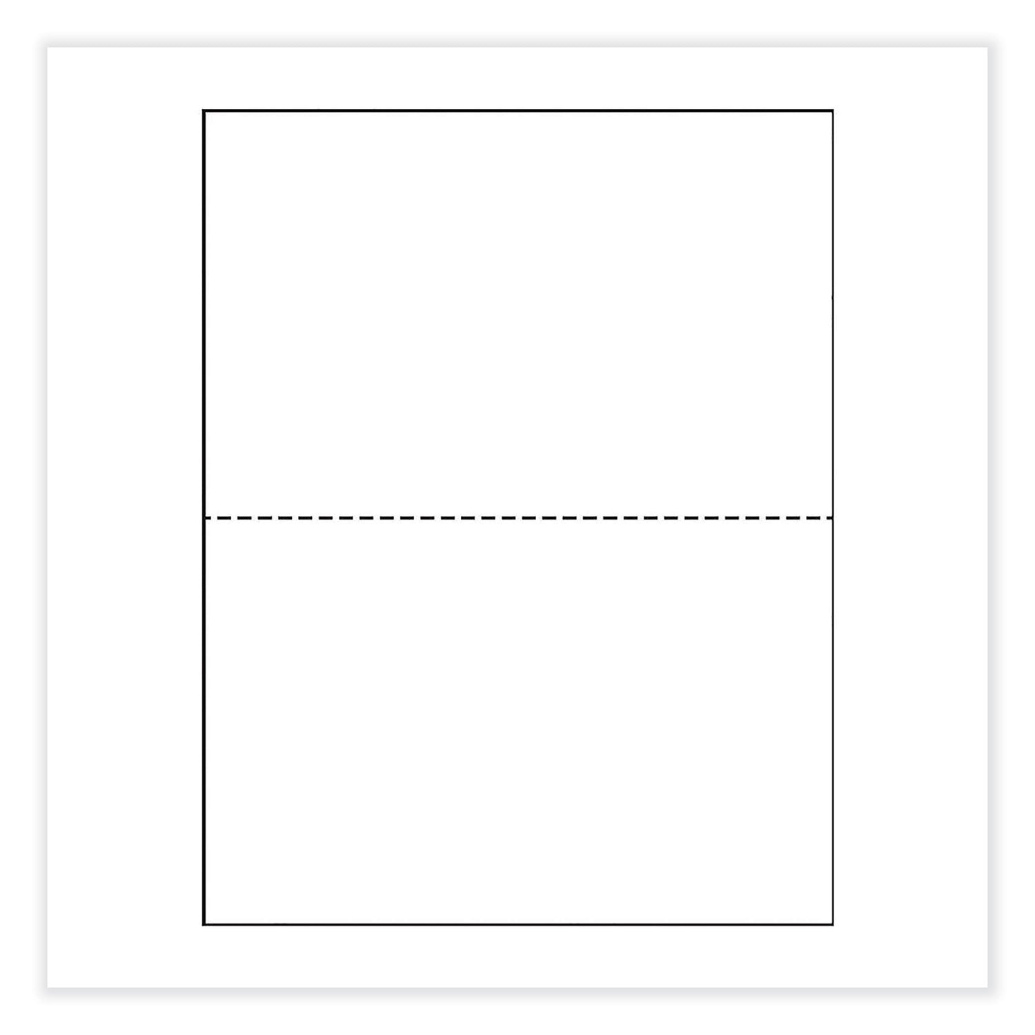 PrintWorks® Professional Perforated and Punched Paper, 20 lb Bond Weight, 8.5 x 11, White, 500/Ream, 5 Reams/Carton