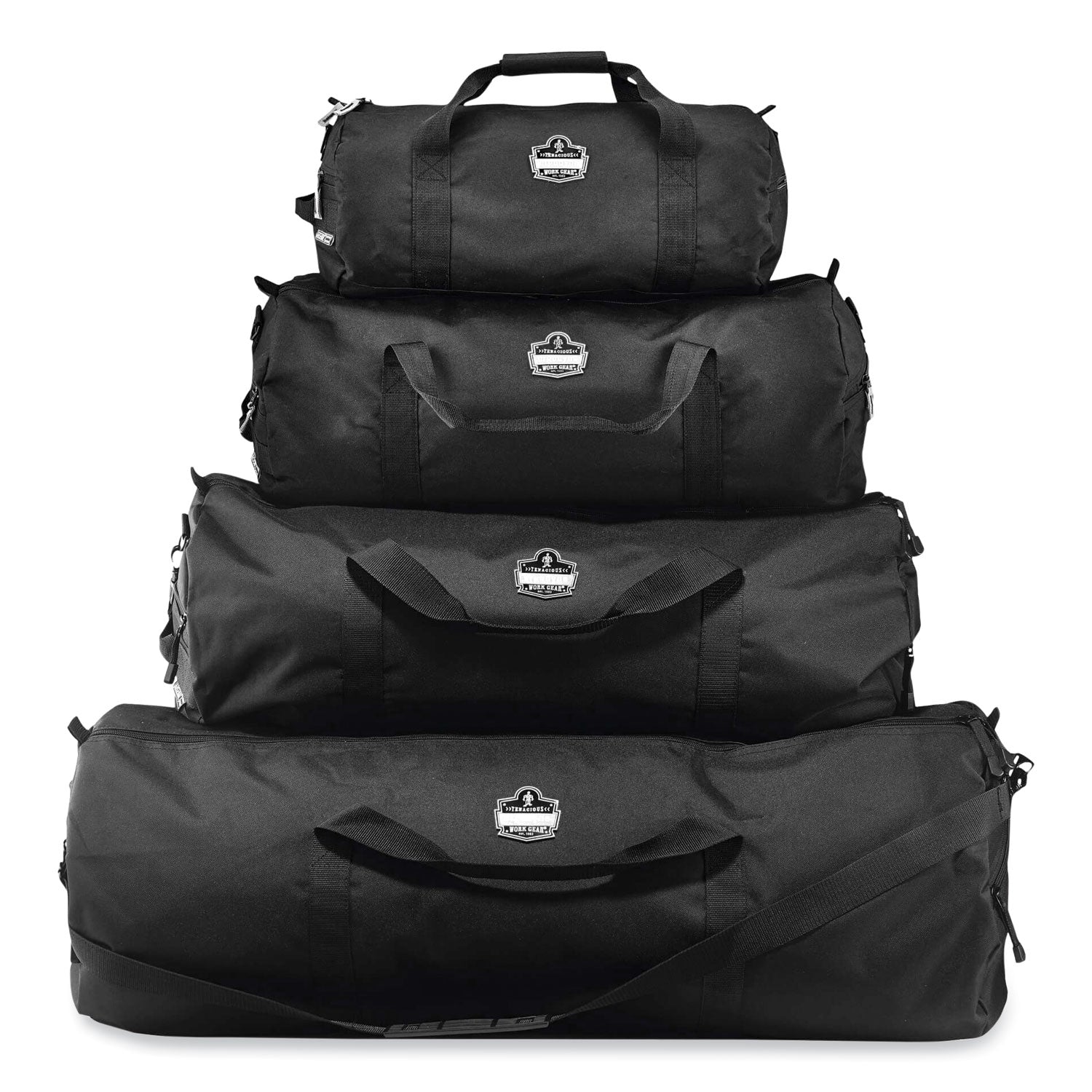 ergodyne® Arsenal 5020P Gear Duffel Bag, Polyester, Small, 12 x 23 x 12, Black