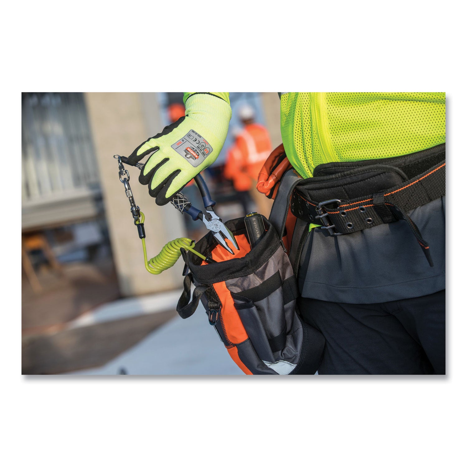 ergodyne® Arsenal 5555 5" Padded Base Layer Tool Belt, Fits Waist 28" to 36", Polyester, Black