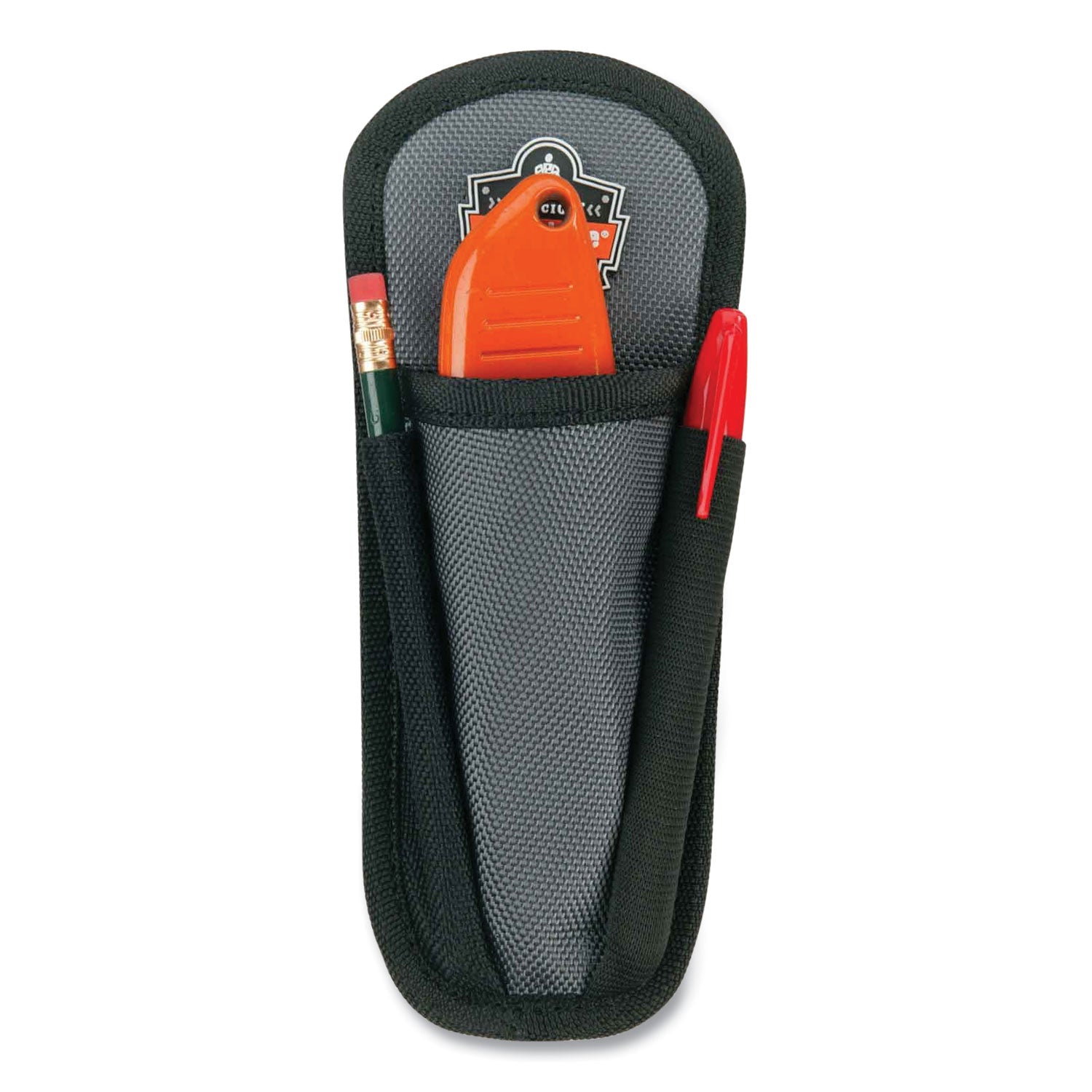 ergodyne® Arsenal 5567 Utility Knife Holder, 1.5 x 2.5 x 8.5, Polyester, Gray