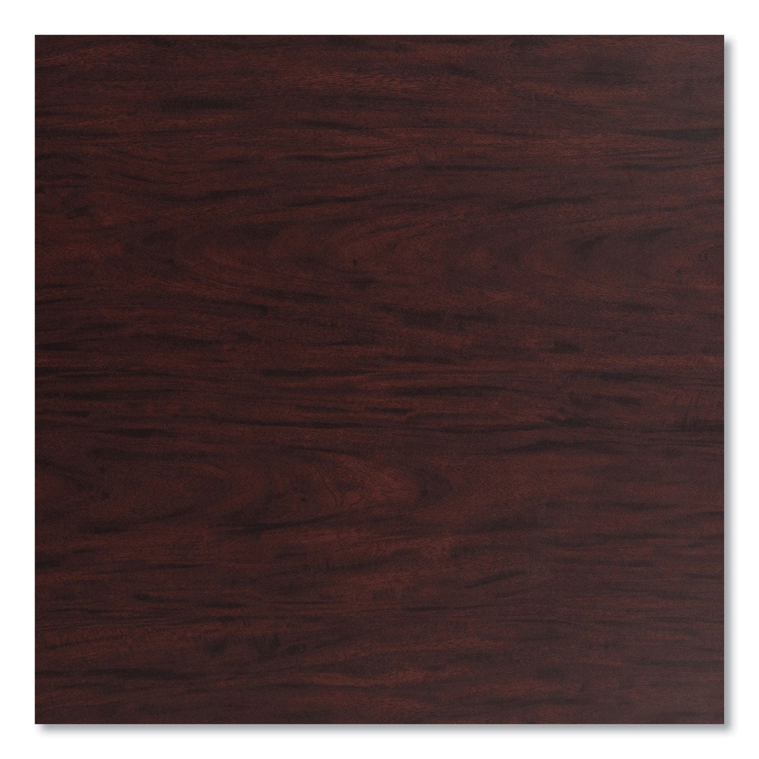 NPS® Cafe Table, 36" Diameter x 42h, Round Top/X-Base, Mahogany Top, Gray Base