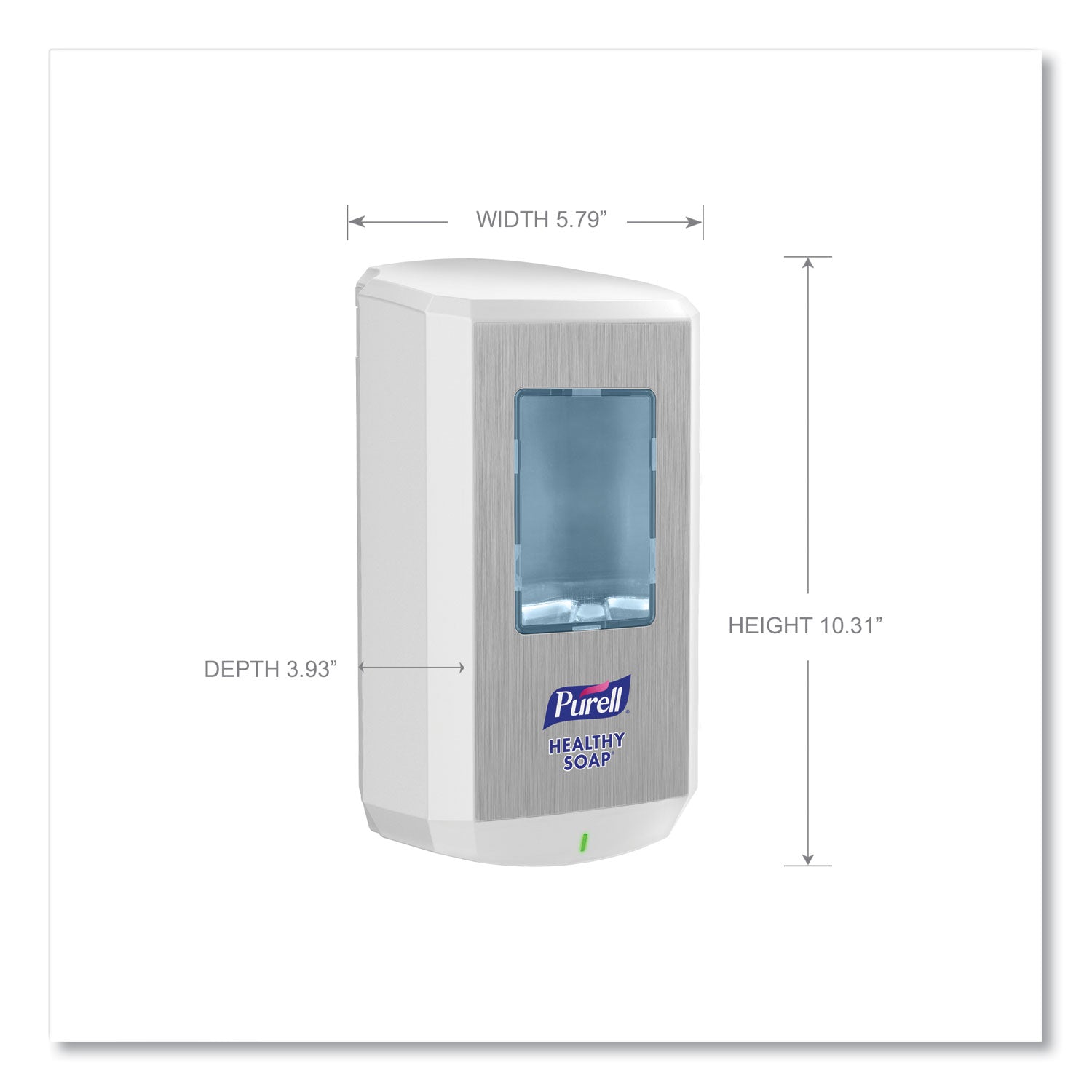 PURELL® Cs6 Soap Touch-Free Dispenser, 1,200 Ml, 4.88 X 8.8 X 11.38, White