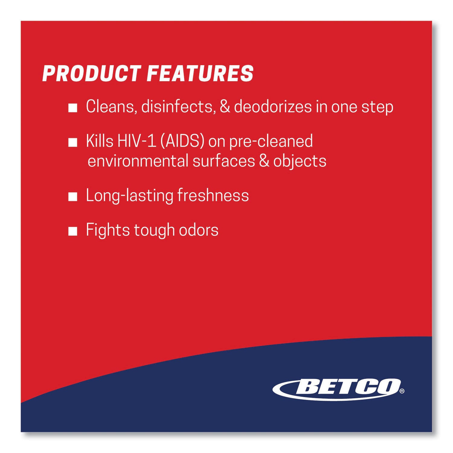 Betco® AF315 Disinfectant Cleaner, Citrus Floral Scent, 2 L Bottle, 4/Carton