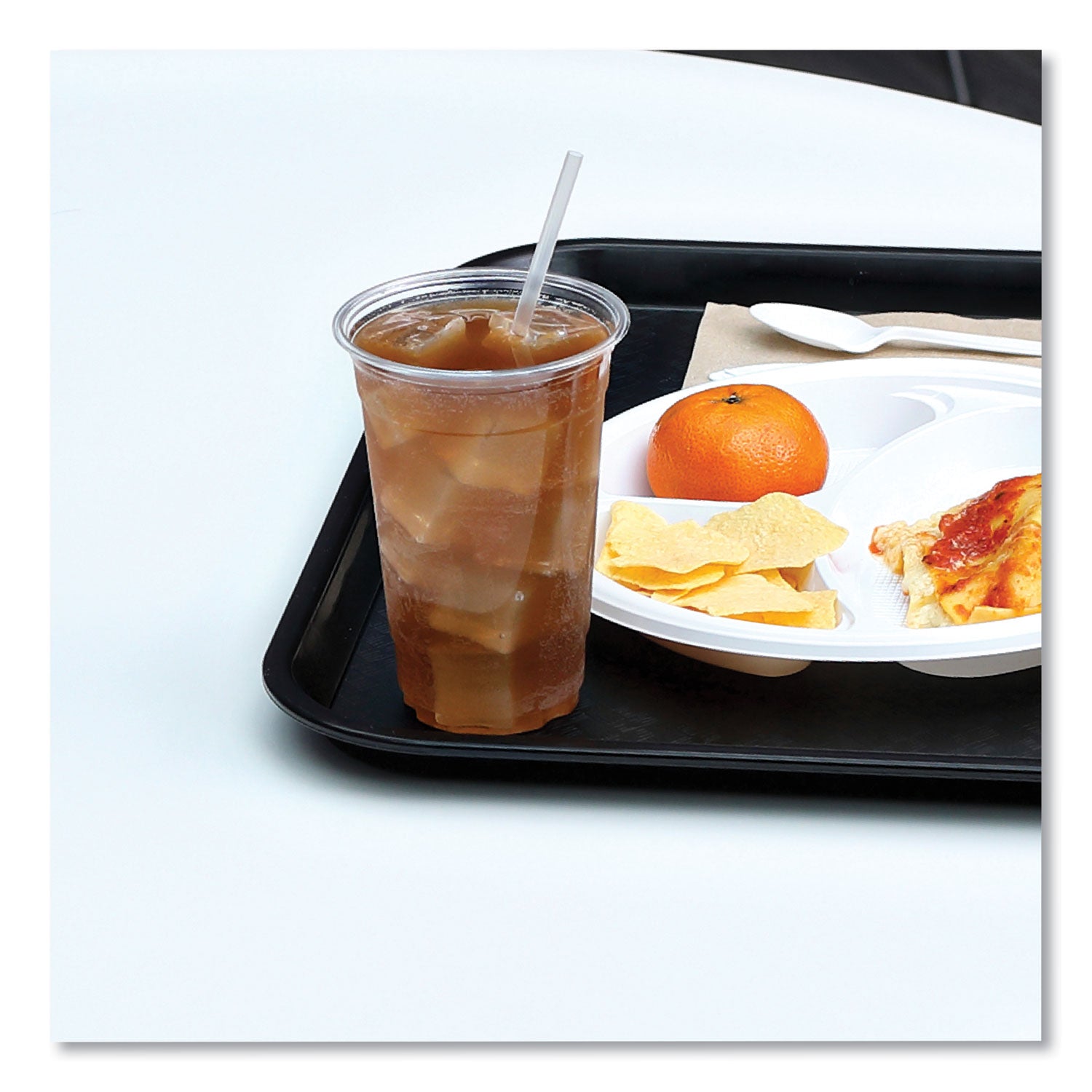 Boardwalk® Jumbo Straws, 7.75", Plastic, Translucent, Unwrapped, 250/pack, 50 Packs/carton