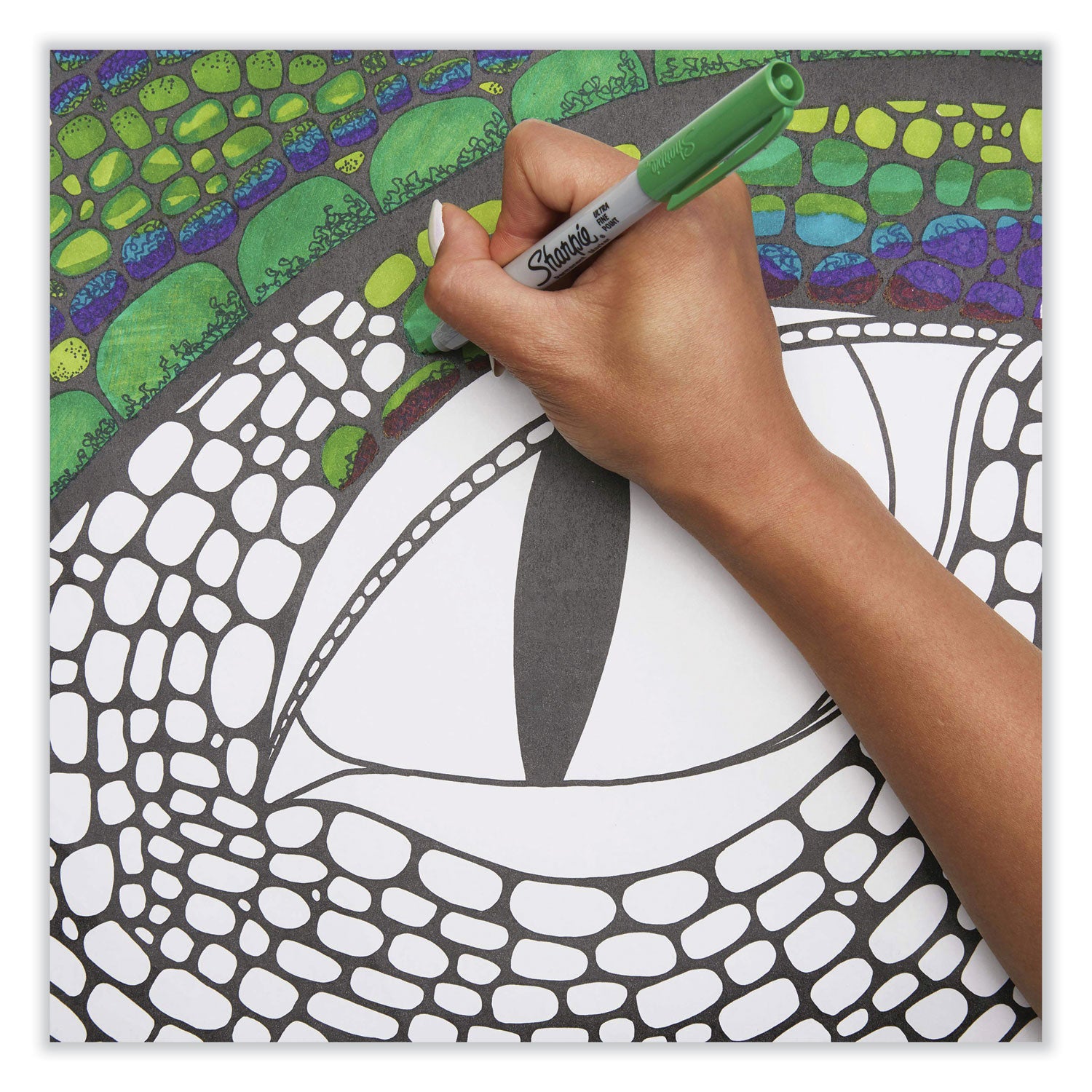 Sharpie® Ultra Fine Tip Permanent Marker, Ultra-Fine Needle Tip, Assorted Classic and Limited Edition Color Burst Colors, 24/Pack