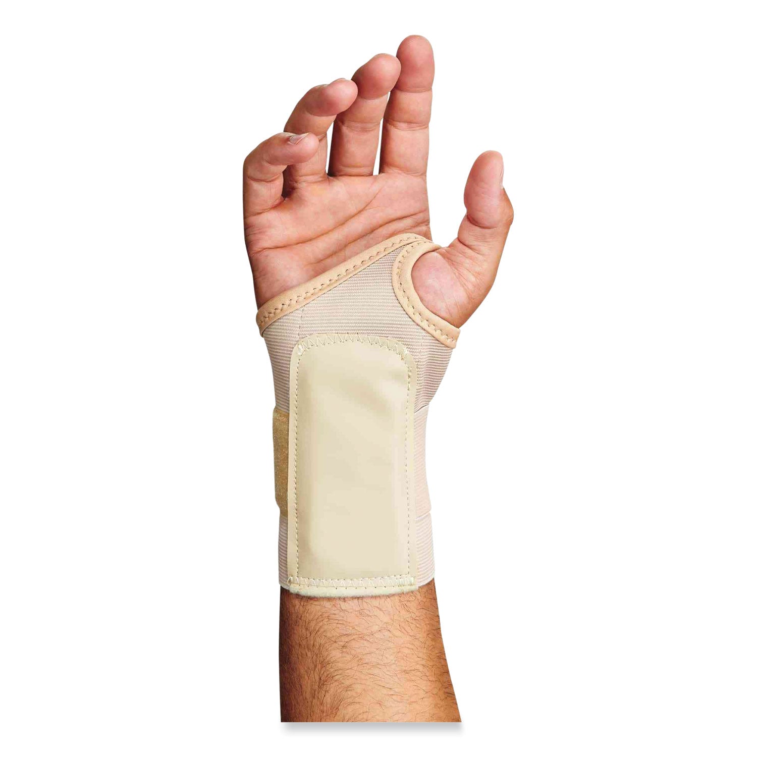 ergodyne® ProFlex 4000 Single Strap Wrist Support, X-Large, Fits Right Hand, Tan