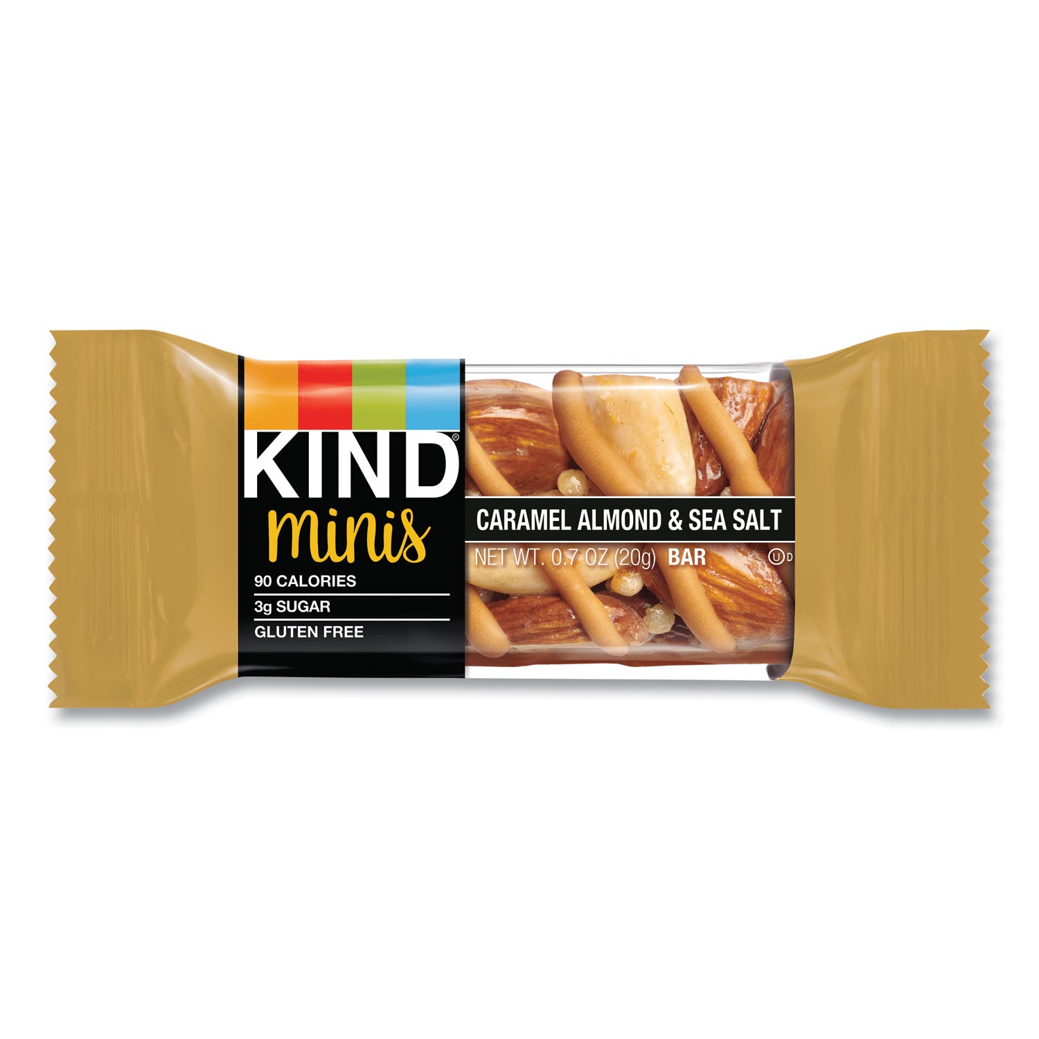 KIND Minis, Caramel Almond Nuts/sea Salt, 0.7 Oz, 10/pack
