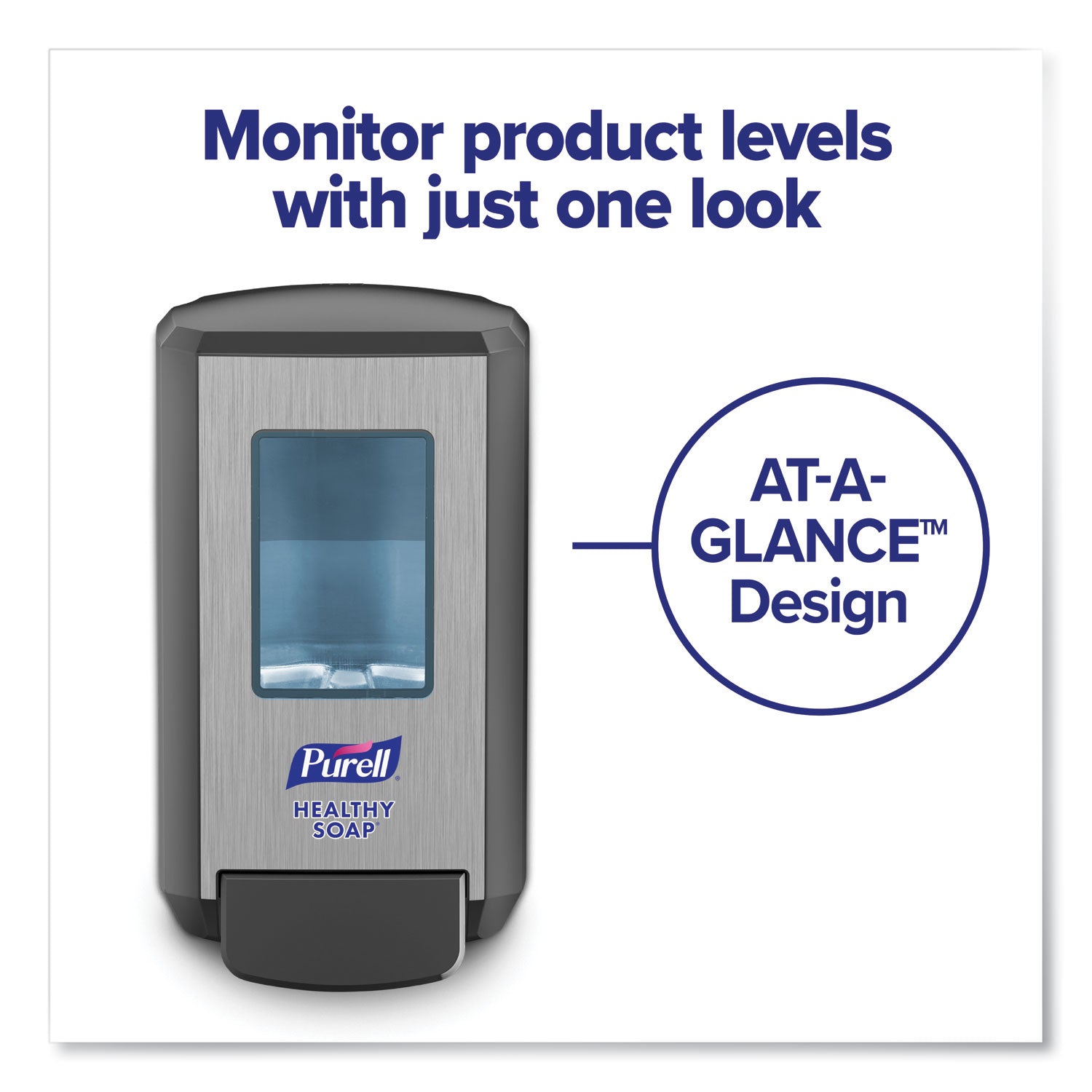 PURELL® Healthcare HEALTHY SOAP 2% CHG Antimicrobial Foam Refill, For CS4 Dispensers, Fragrance-Free, 1,250 mL, 3/Carton