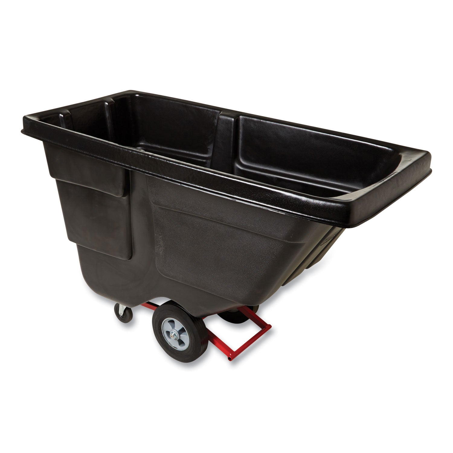 Rubbermaid® Commercial 0.5 cu yd BRUTE Rotomolded Tilt Truck, 450 lb Capacity, Black