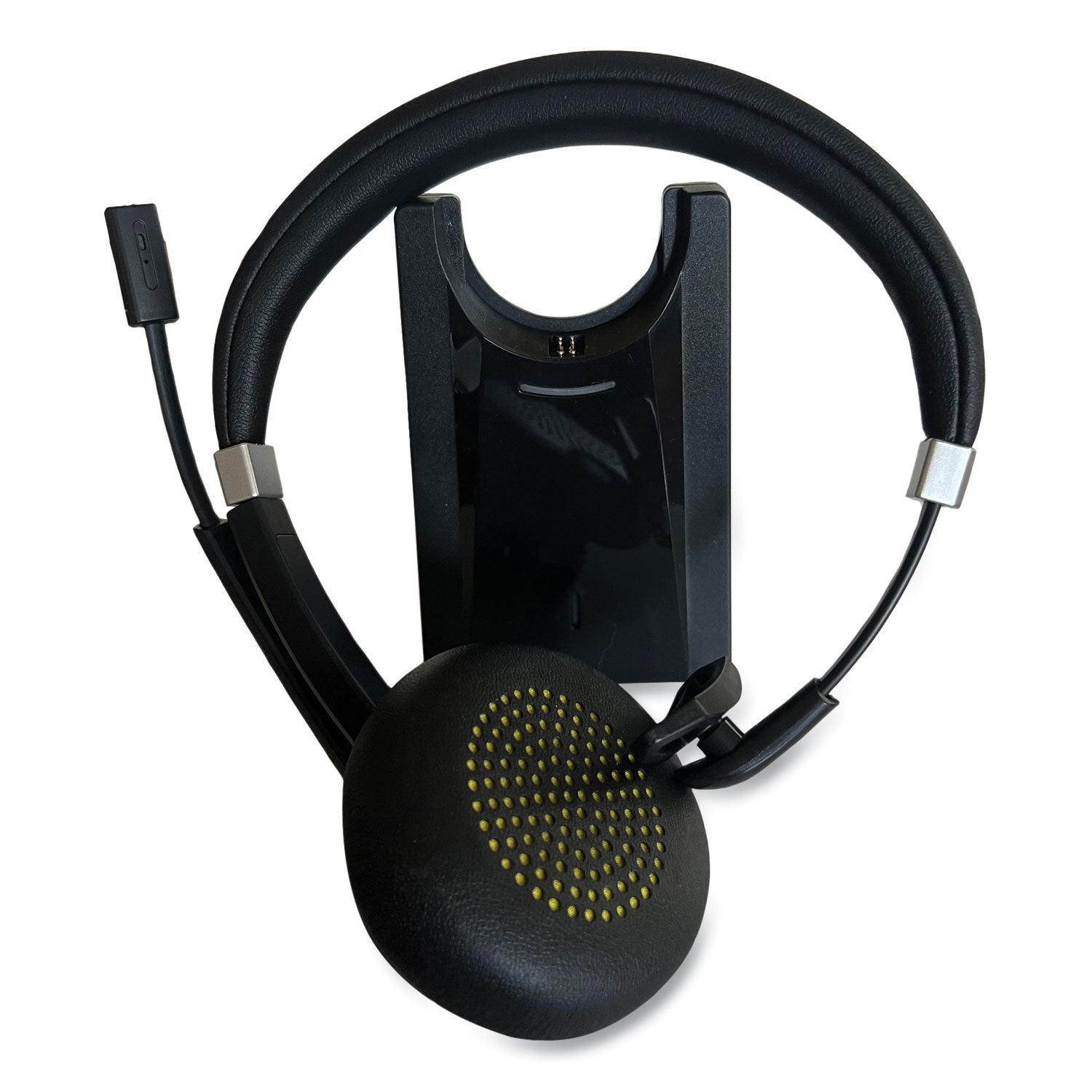 Innovera® IVR70002 Monaural Over The Head Bluetooth Headset, Black/Silver