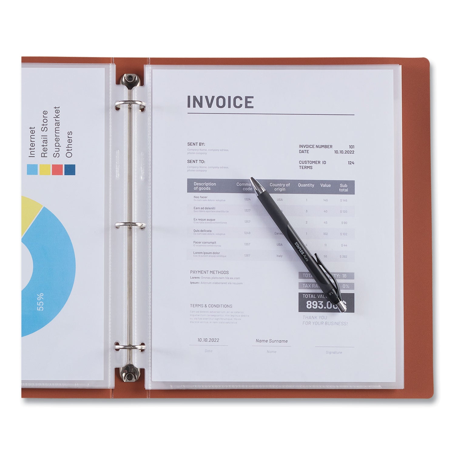 Universal® Top-Load Poly Sheet Protectors, Heavy Gauge, Letter Size, Clear, 25/Pack