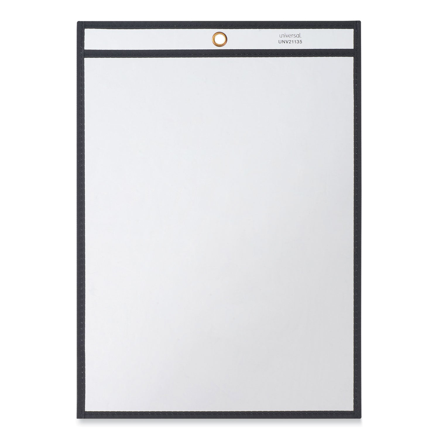 Top-Load Vinyl Ticket Holder, Heavy Gauge, Clear, 25/Pack