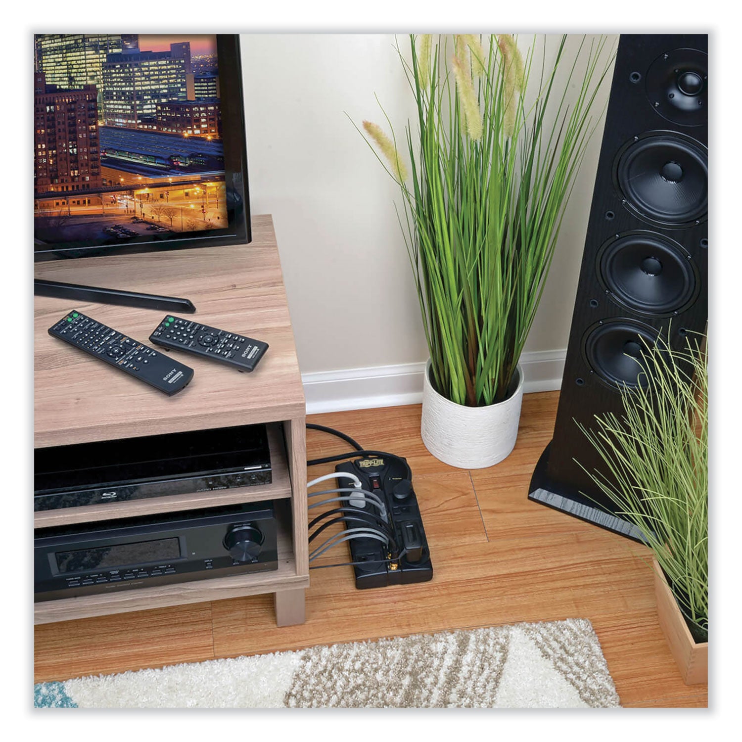 Tripp Lite by Eaton Protect It! Surge Protector, 8 AC Outlets, 10 ft Cord, 3,240 J, Black