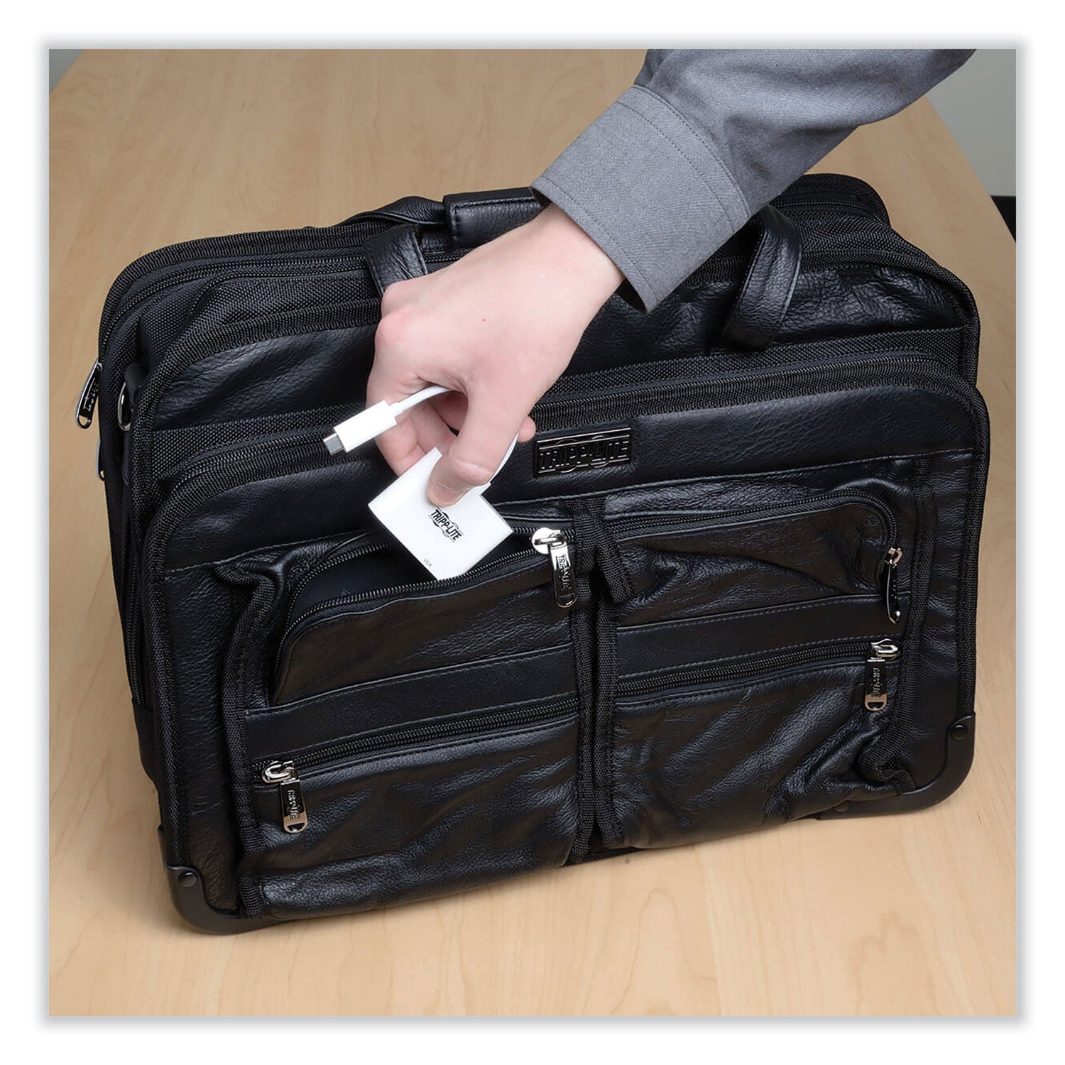 Tripp Lite by Eaton USB 3.1 Gen 1 USB-C to VGA Adapter, 3", White