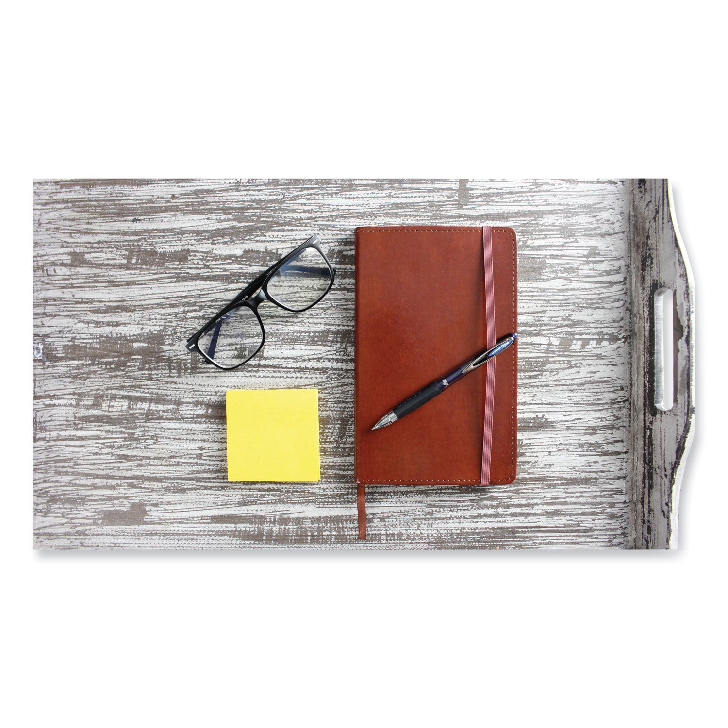 uniball® Signo 207 Gel Pen, Retractable, Fine 0.5 mm, Black Ink, Smoke/Black Barrel, Dozen