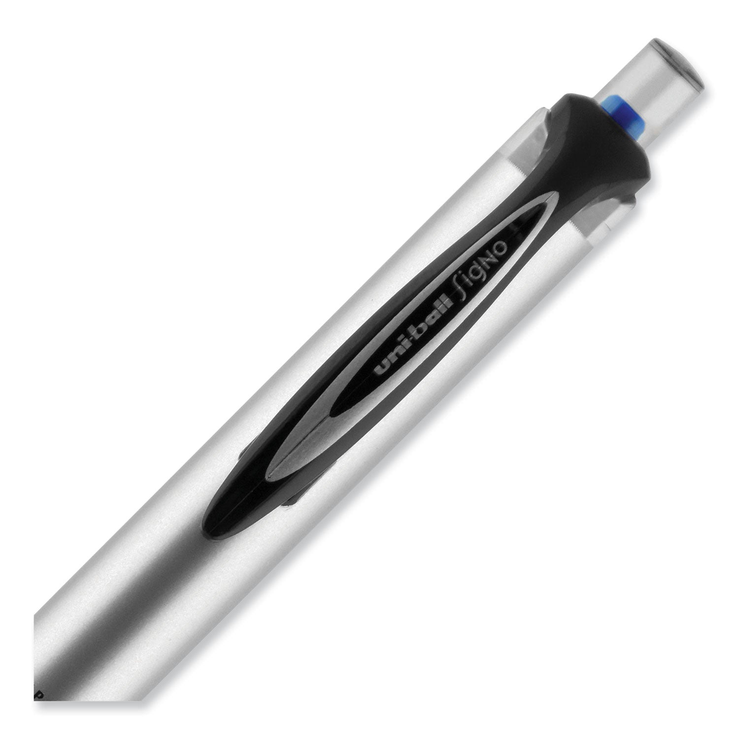 uniball® 207 Impact Gel Pen, Retractable, Bold 1 Mm, Blue Ink, Black/blue Barrel