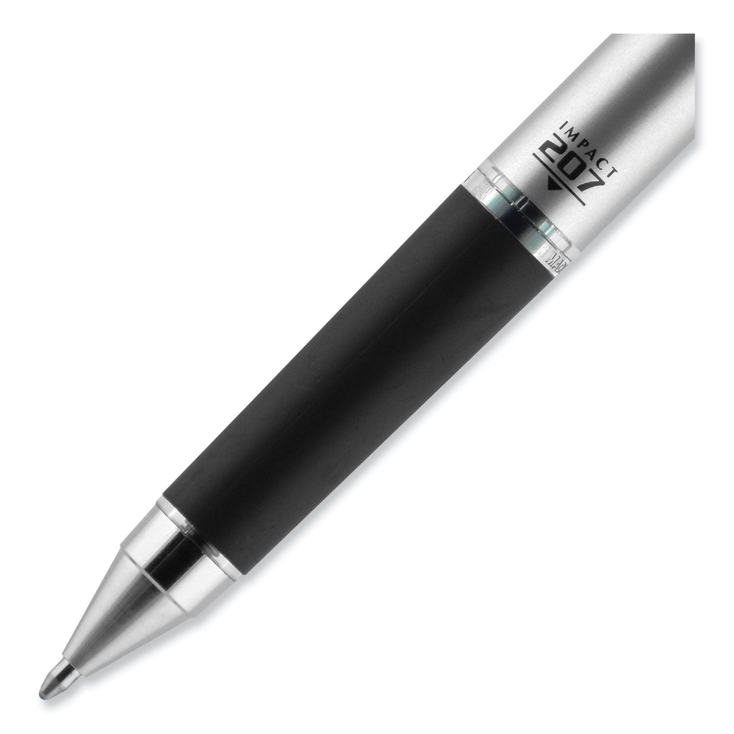 uniball® 207 Impact Gel Pen, Retractable, Bold 1 Mm, Blue Ink, Black/blue Barrel