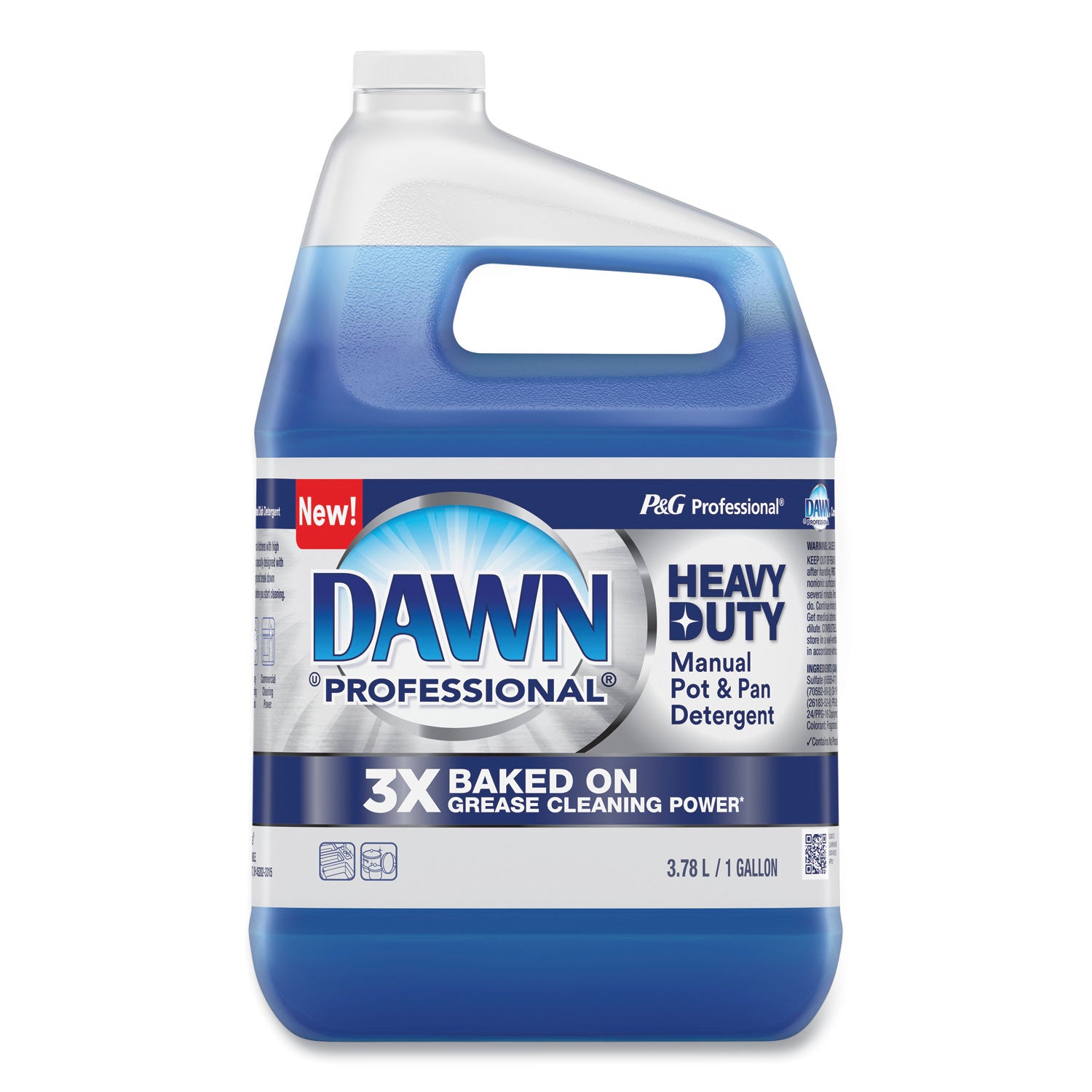 Dawn® Professional Heavy-Duty Manual Pot/Pan Dish Detergent, Original Scent, 1 gal Bottle, 2/Carton