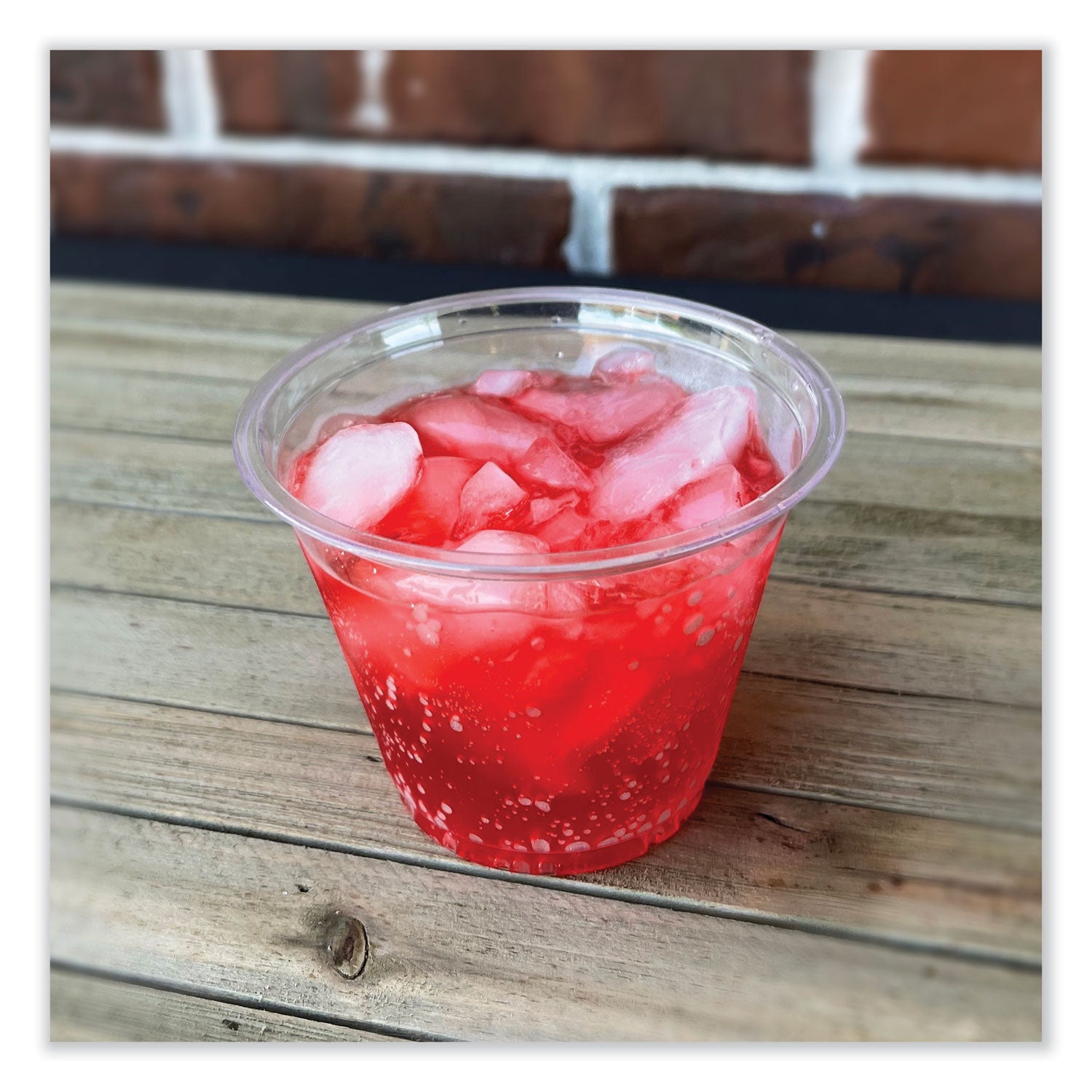 Boardwalk® Clear Plastic Cold Cups, Squat, 9 oz, 1,000/Carton