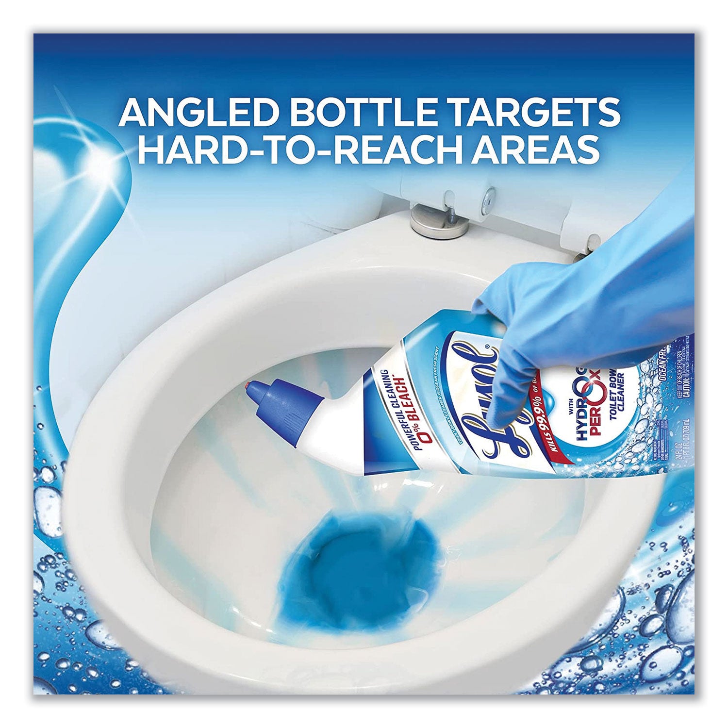 LYSOL® Brand Toilet Bowl Cleaner With Hydrogen Peroxide, Ocean Fresh Scent, 24 Oz