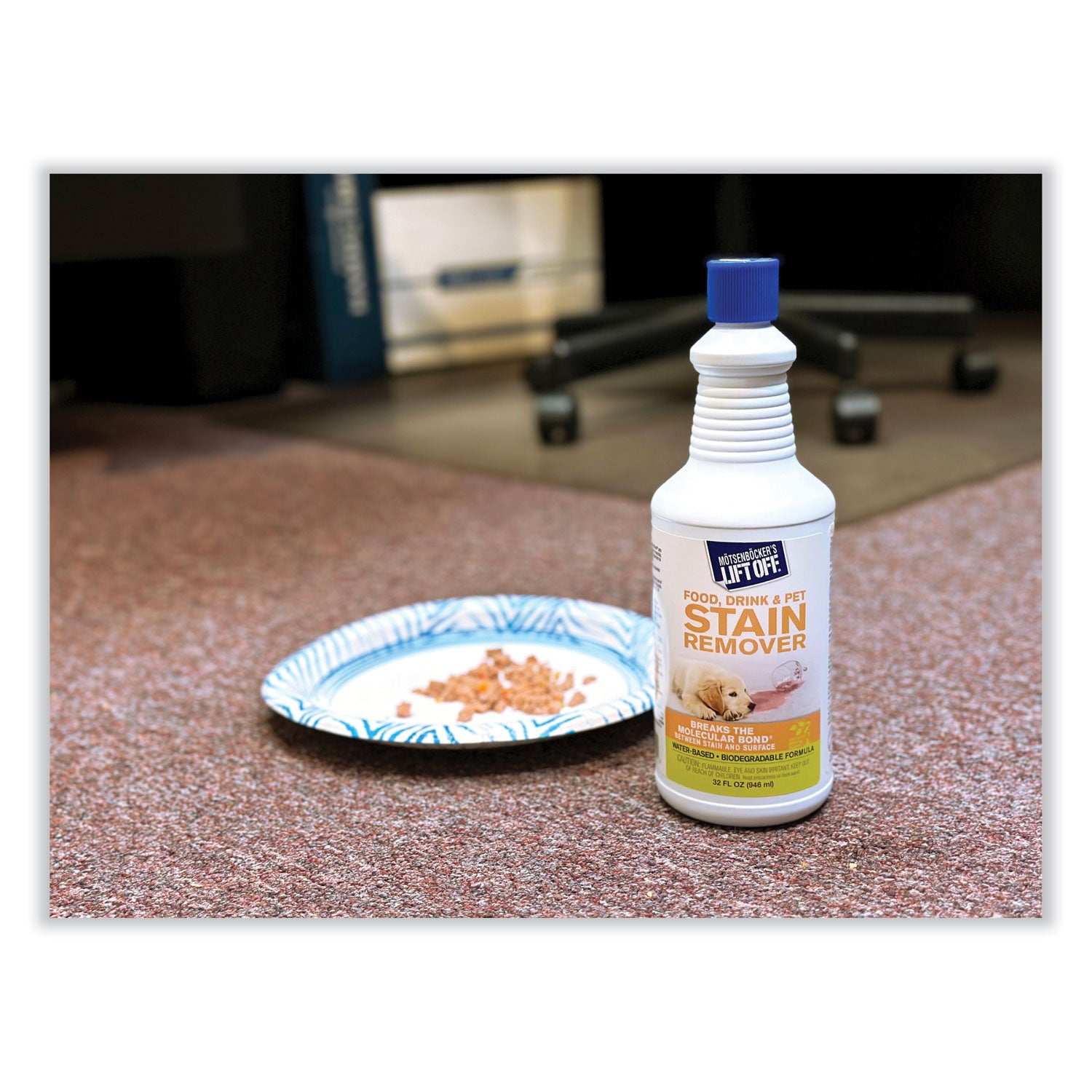 Motsenbocker's Lift-Off® Food/beverage/protein Stain Remover, 32 Oz Pour Bottle