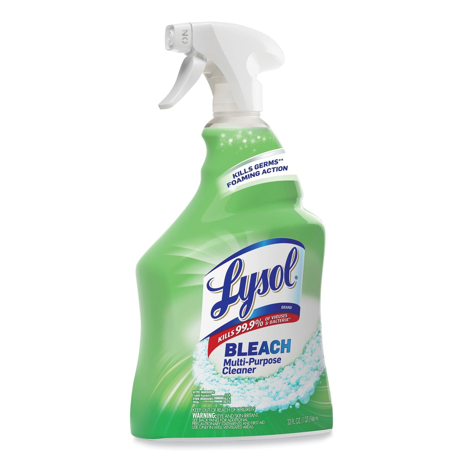 LYSOL® Brand Multi-Purpose Cleaner With Bleach, 32 Oz Spray Bottle, 12/carton