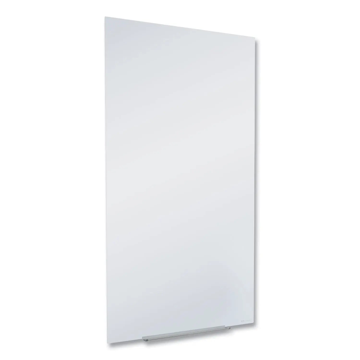 InvisaMount Vertical Magnetic Glass Dry-Erase Boards, 28 x 50, White Surface Quartet® Flipcost
