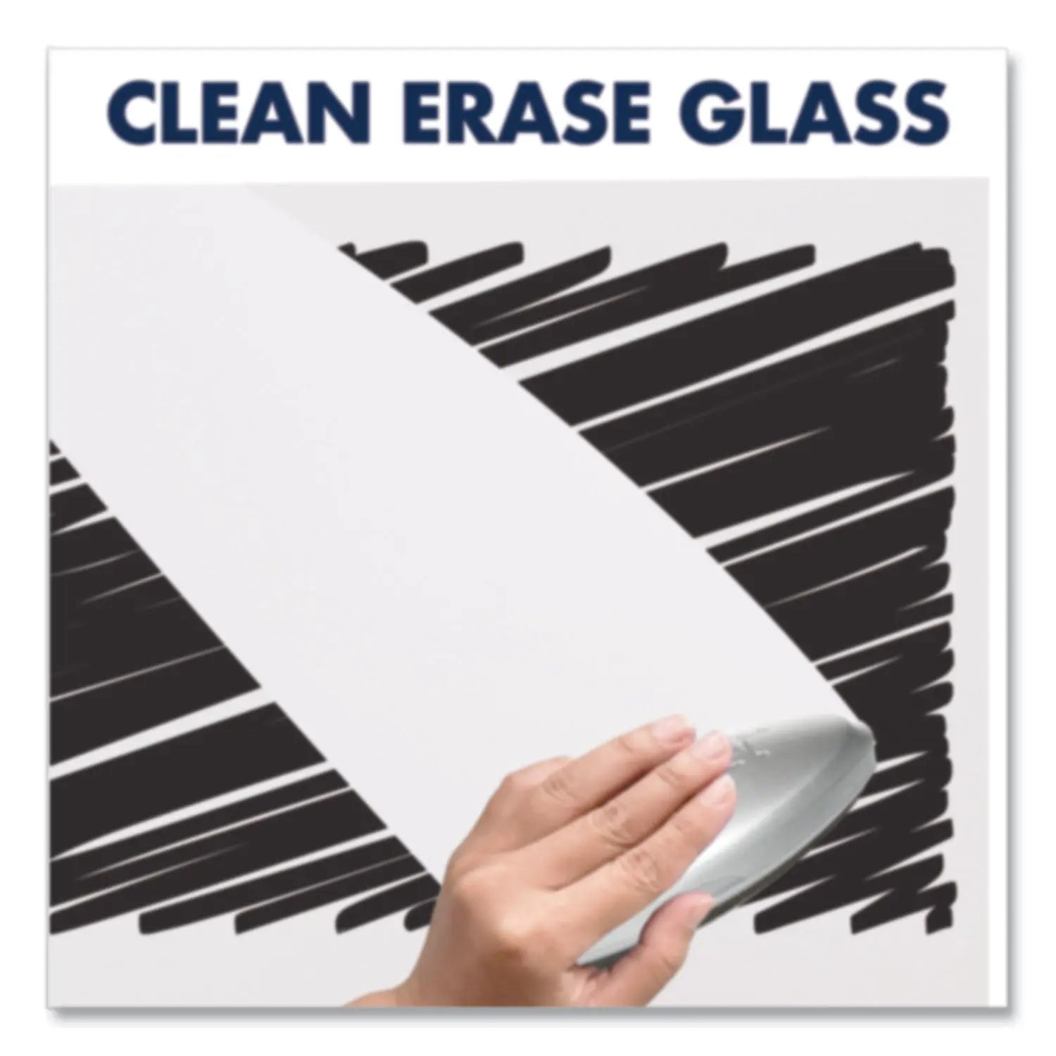 InvisaMount Vertical Magnetic Glass Dry-Erase Boards, 28 x 50, White Surface Quartet® Flipcost