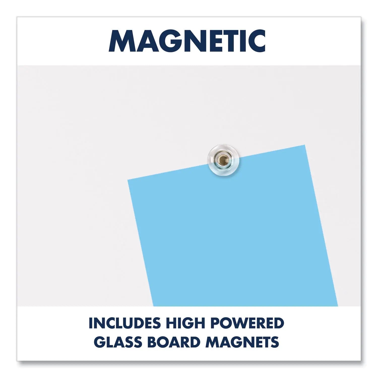 InvisaMount Vertical Magnetic Glass Dry-Erase Boards, 28 x 50, White Surface Quartet® Flipcost