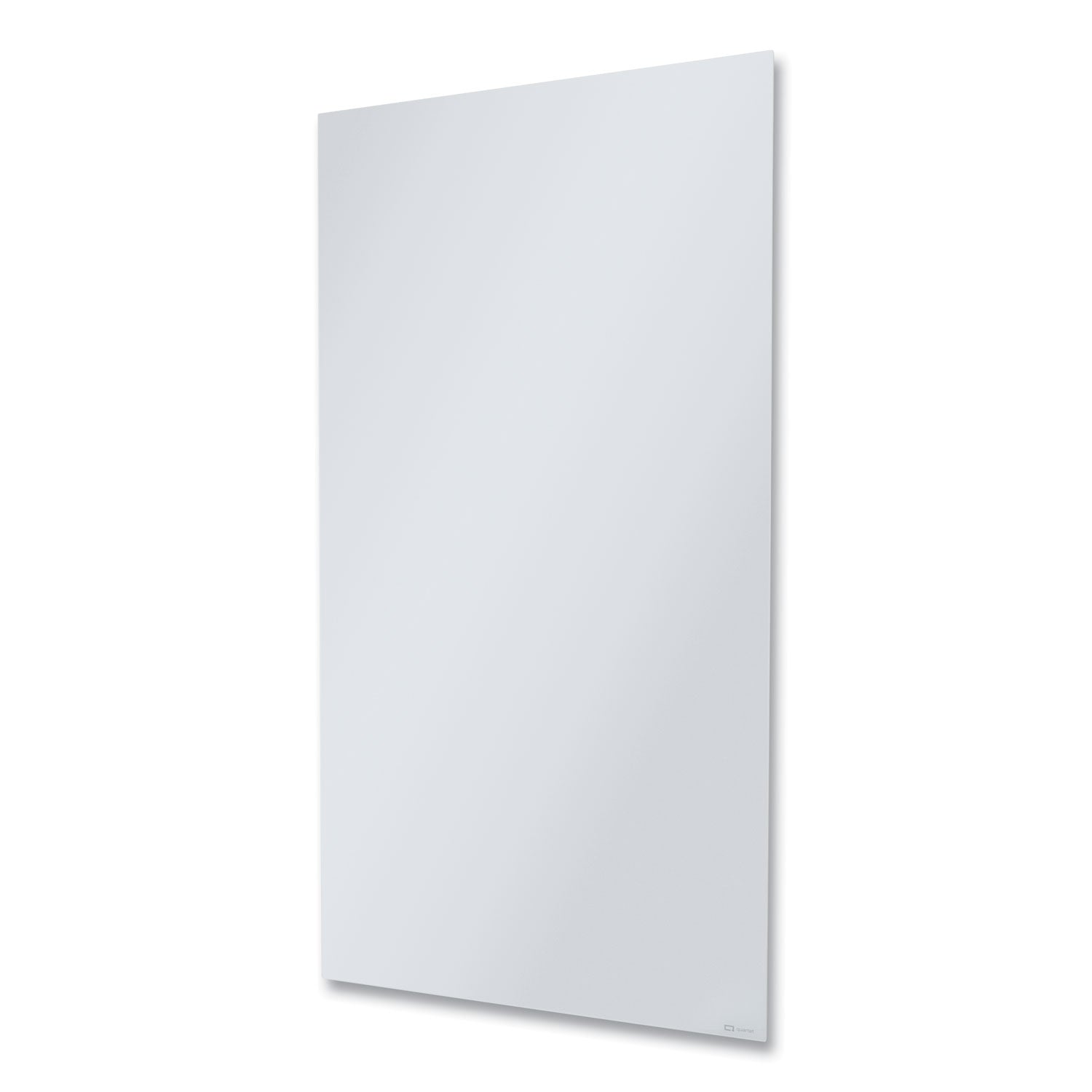 Quartet® InvisaMount Vertical Magnetic Glass Dry-Erase Boards, 42" x 74", White Surface