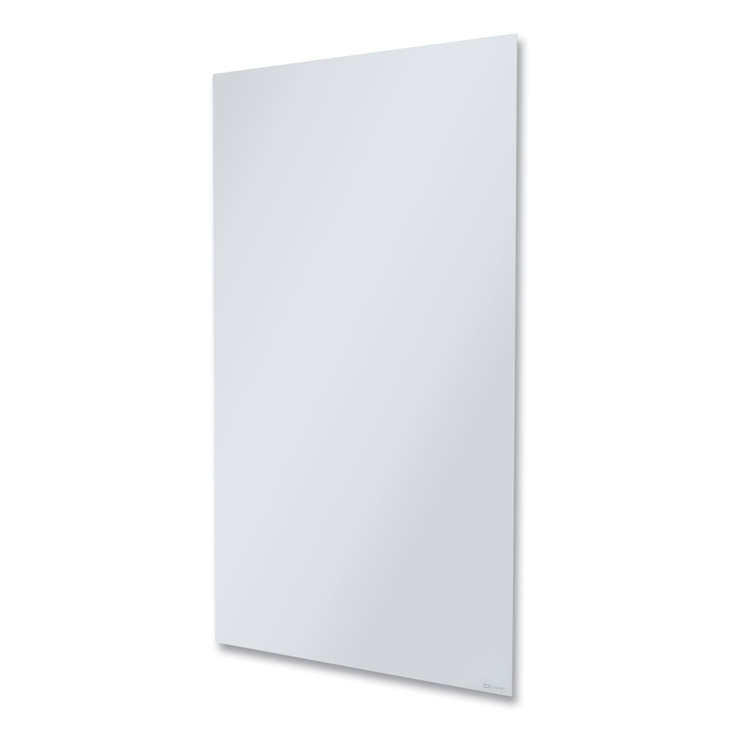 Quartet® InvisaMount Vertical Magnetic Glass Dry-Erase Boards, 48" x 85", White Surface