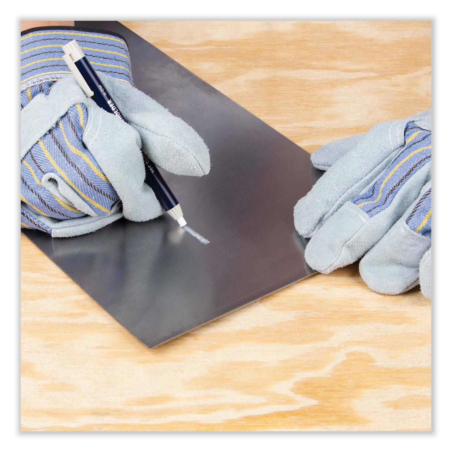 Tombow® Mechanical Wax-Based Marking Pencil Refills, 4.4 Mm, White, 10/box