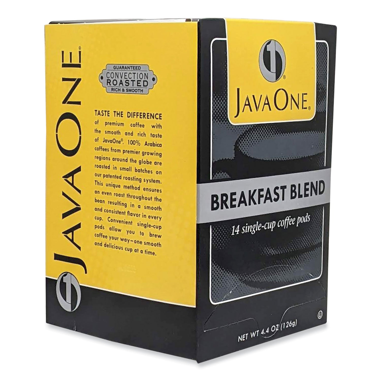 Java One® Coffee Pods, Breakfast Blend, Single Cup, 14/box
