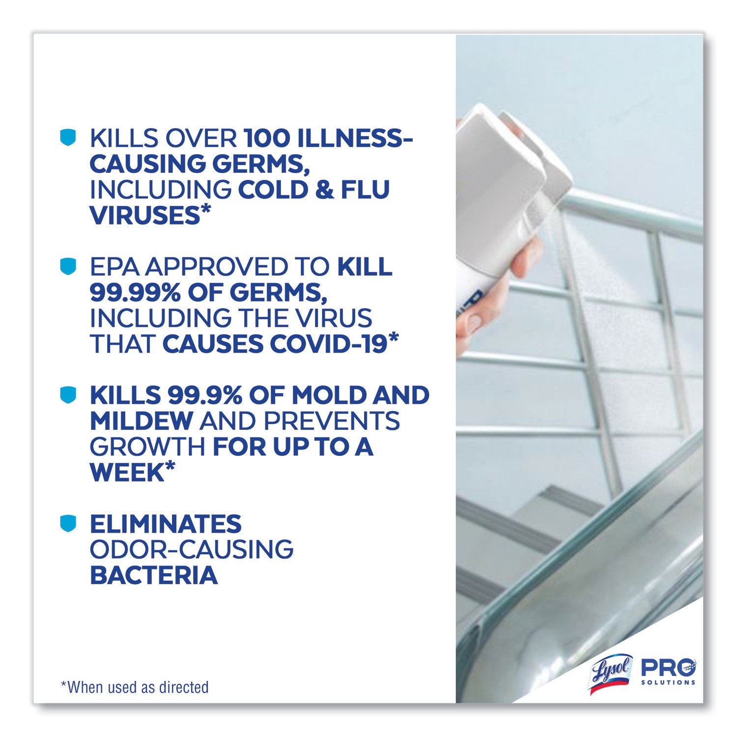 LYSOL® Brand Disinfectant Spray, Spring Waterfall Scent, 12.5 Oz Aerosol Spray