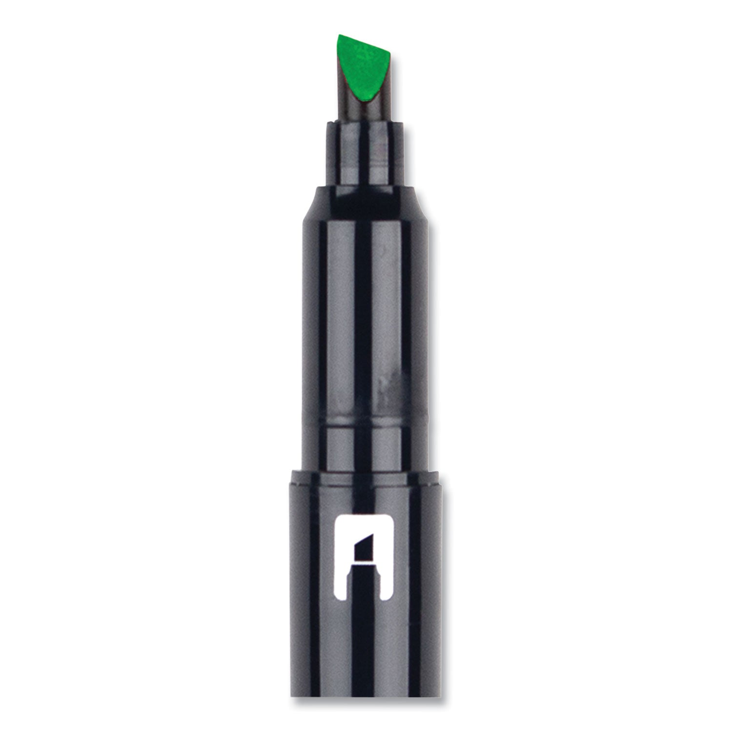 Tombow® Mono® Highlighters, Yellow Green Ink, Bullet/Chisel Tip, Yellow Green Barrel, 10/Box