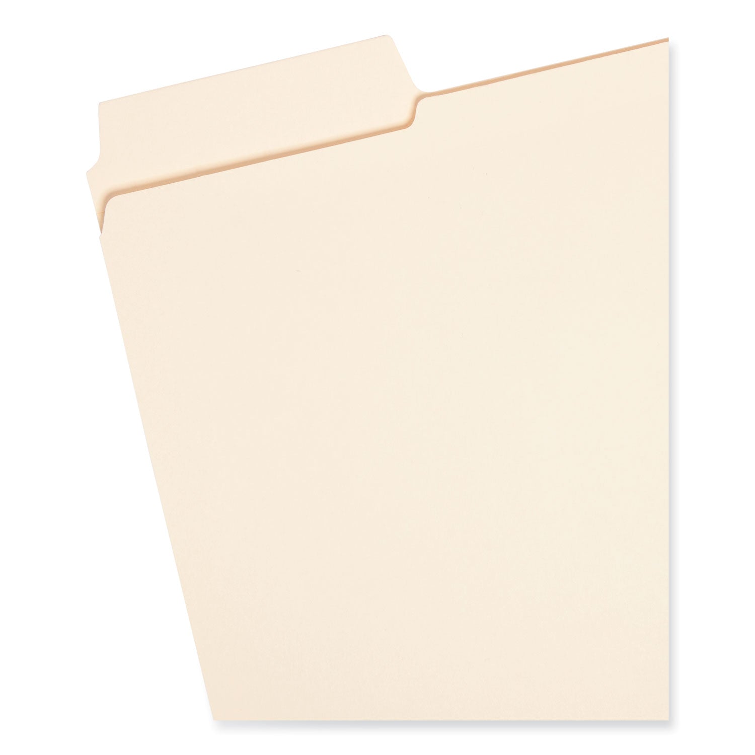 Smead SuperTab Reinforced Guide Height Top Tab Folders, 1/3-Cut Tabs: Assorted, Letter Size, 0.75" Expansion, Manila, 100/Box