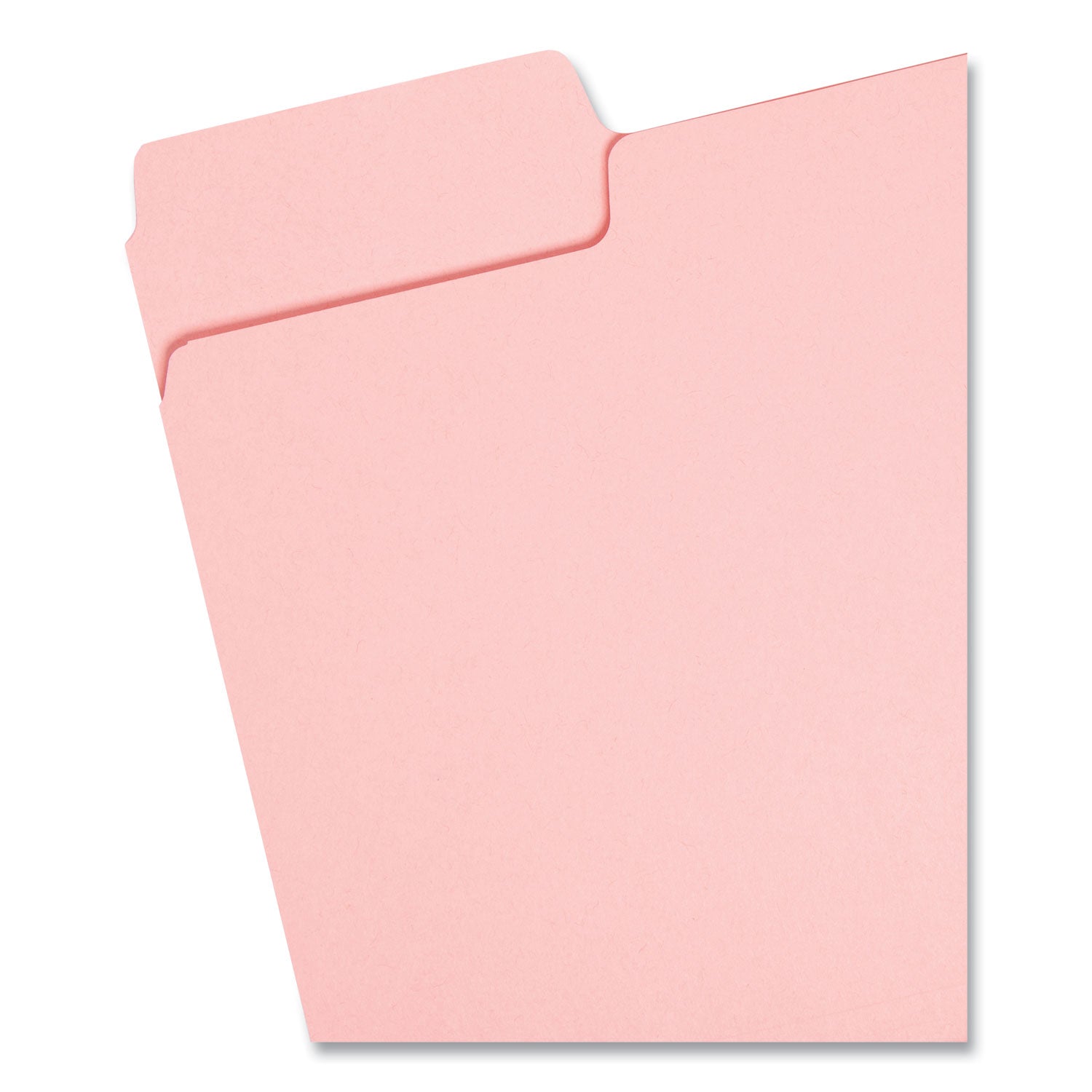 Smead Colored File Folders, 1/3-Cut Tabs: Assorted, Letter Size, 0.75" Expansion, Pink, 100/Box