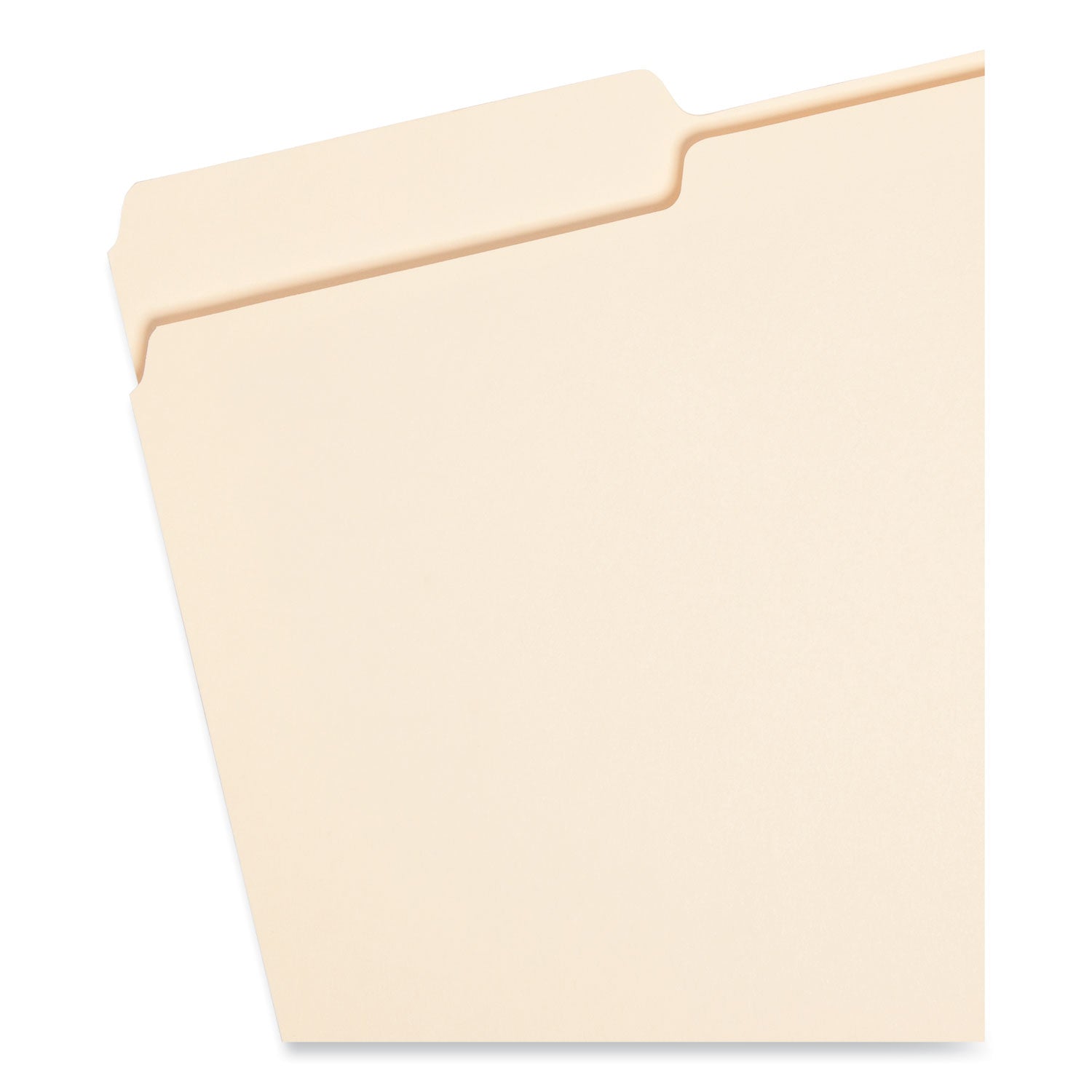Smead Top Tab File Folders with Antimicrobial Product Protection, 1/3-Cut Tabs: Assorted, Legal, 0.75" Expansion, Manila, 100/Box