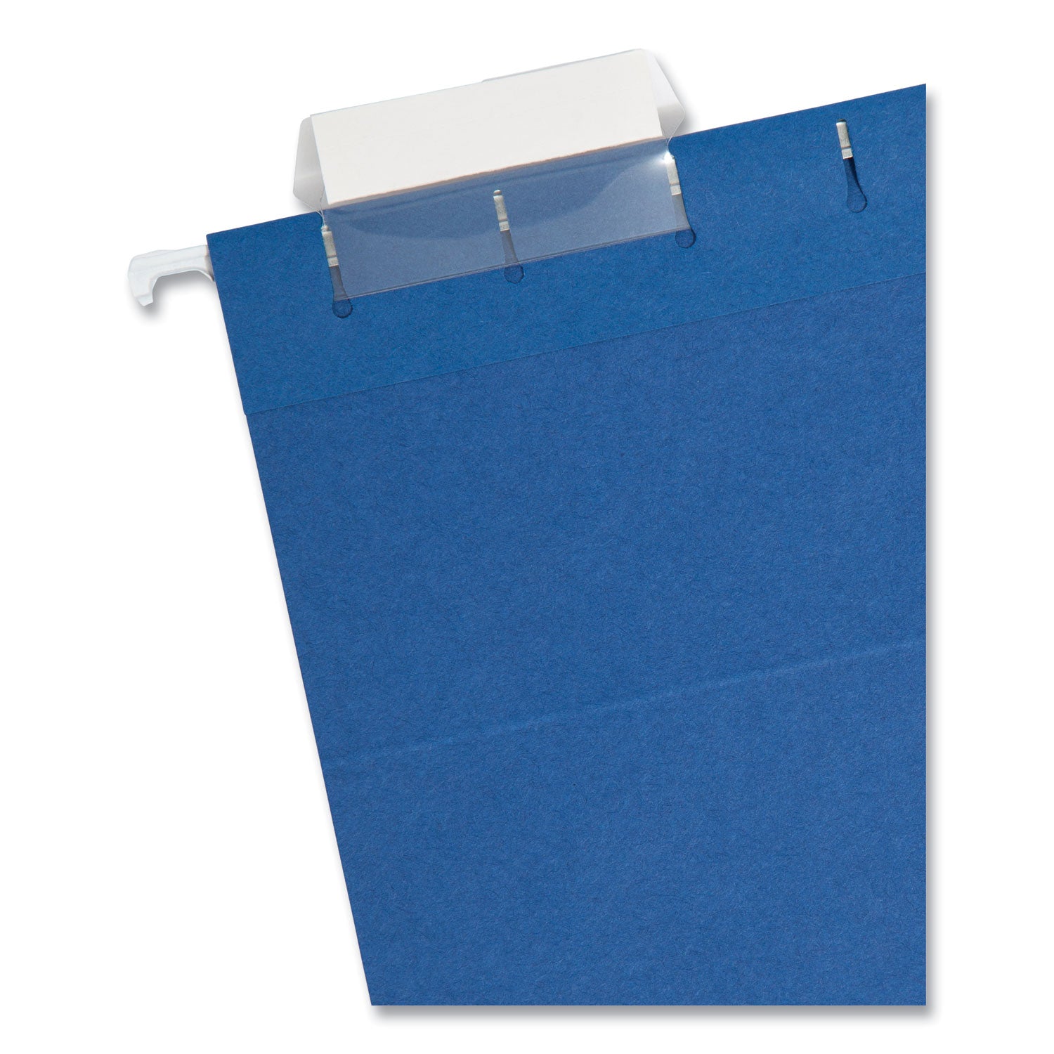 Smead Colored Hanging File Folders with 1/5 Cut Tabs, Letter Size, 1/5-Cut Tabs, Navy, 25/Box