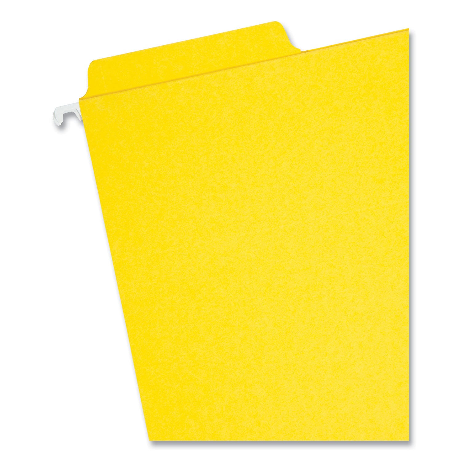 Smead FasTab Hanging Folders, Letter Size, 1/3-Cut Tabs, Yellow, 20/Box