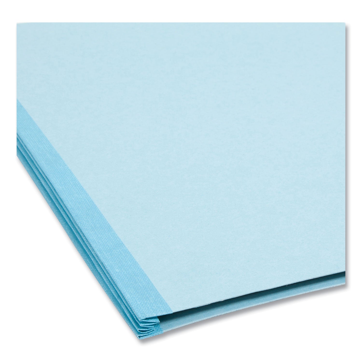 Smead FasTab Hanging Pressboard Classification Folders, 2 Dividers, Legal Size, Blue