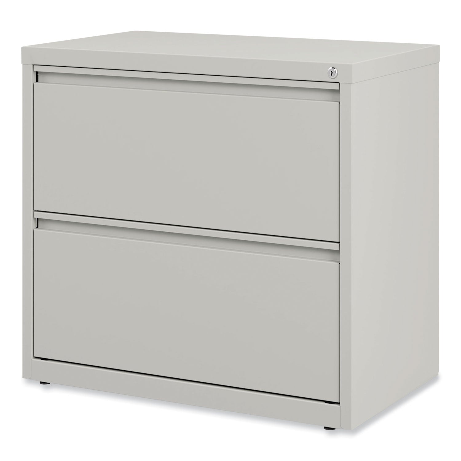 Alera® Lateral File, 2 Legal/Letter-Size File Drawers, Light Gray, 30" x 18.63" x 28"